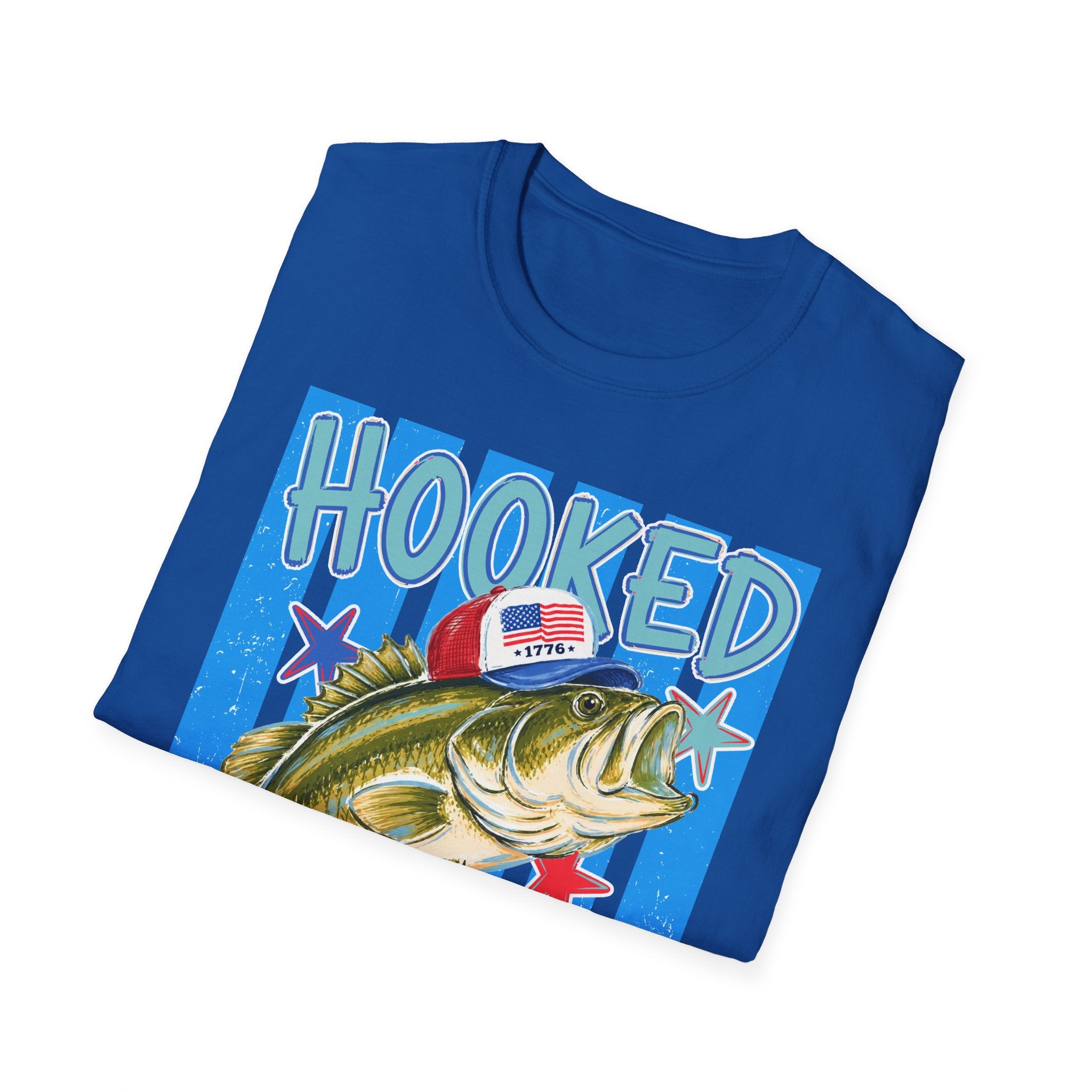 Hooked on Freedom Fishing T-Shirt
