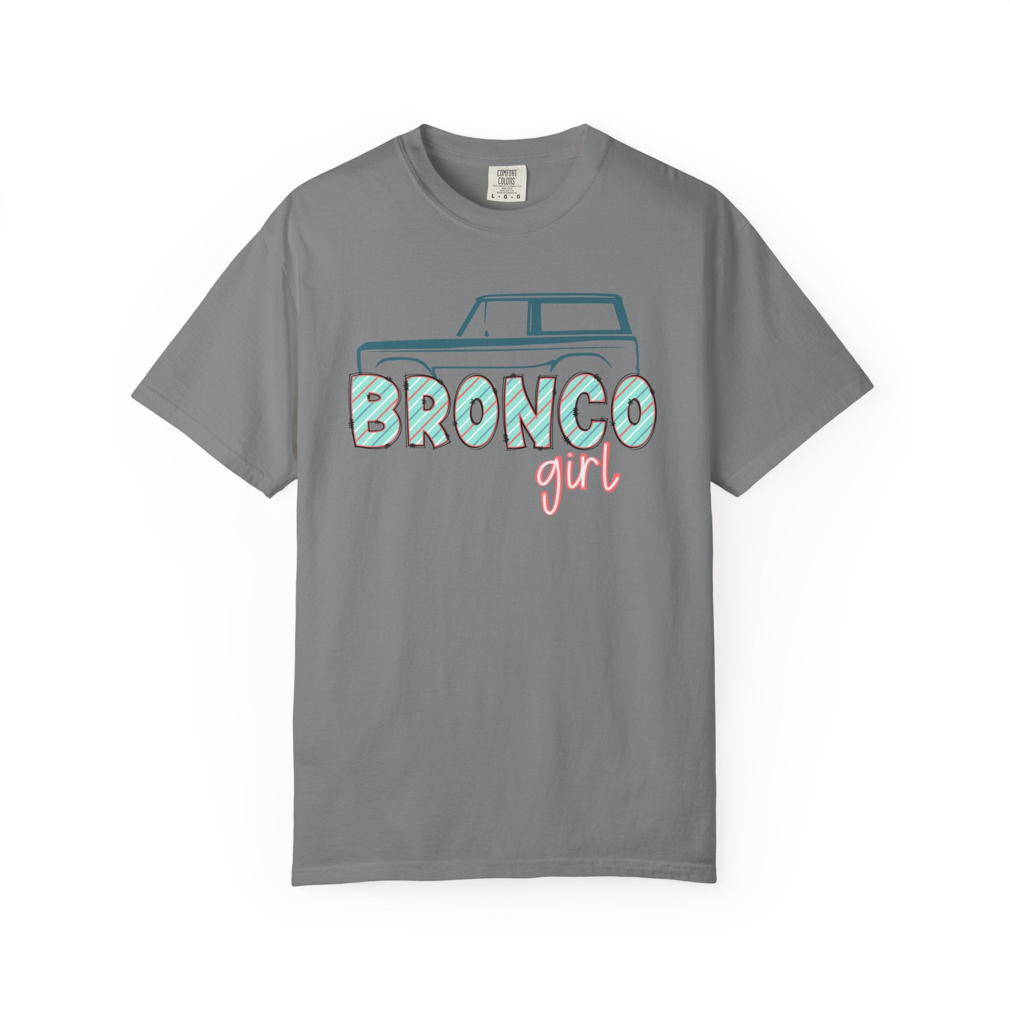 Bronco Girl T‑Shirt — Vintage SUV Graphic Tee for Women, 'Bronco Girl'