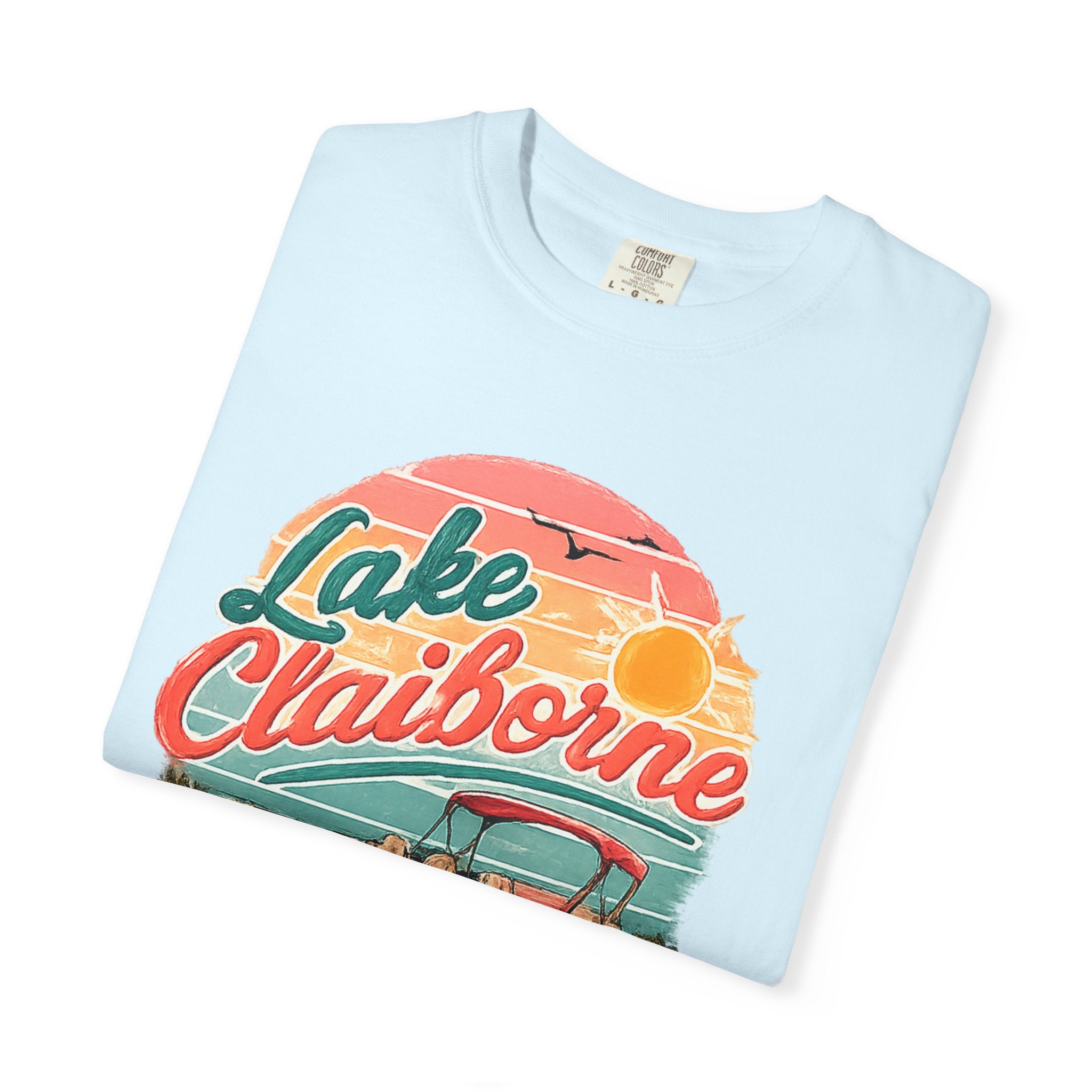 Lake Claiborne Retro Picnic T-Shirt