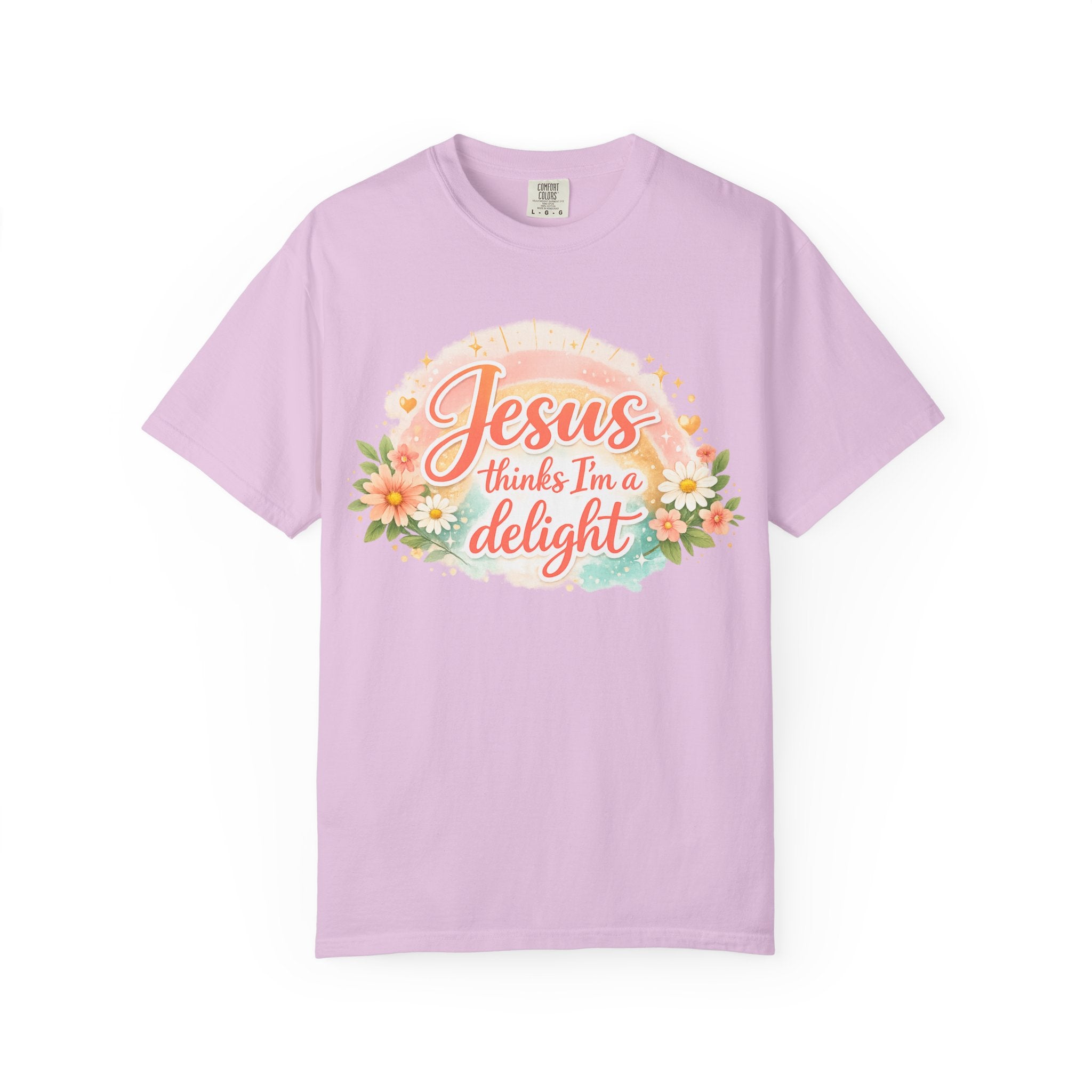 Jesus Thinks I’m a Delight Floral T-Shirt