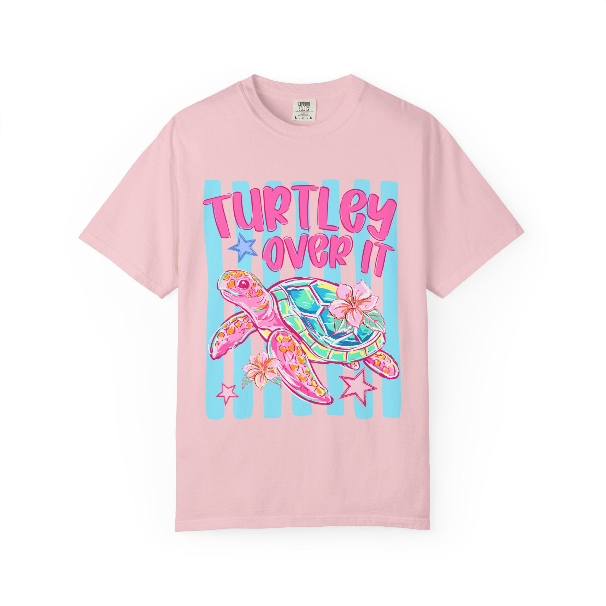 Turtley Over It Sea Turtle Graphic T-Shirt