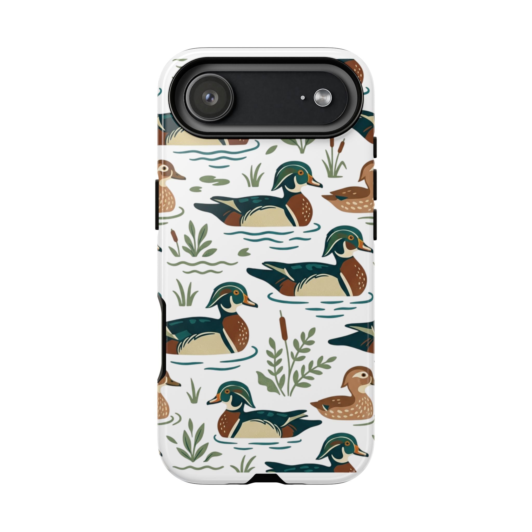 Duck Pattern Phone Case — Cute Woodland Waterfowl iPhone Case