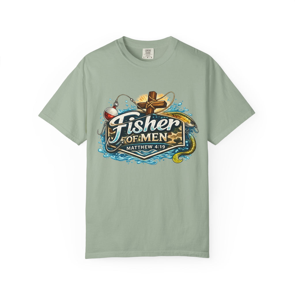 Fisher of Men T-Shirt — Matthew 4:19 Christian Fishing Tee