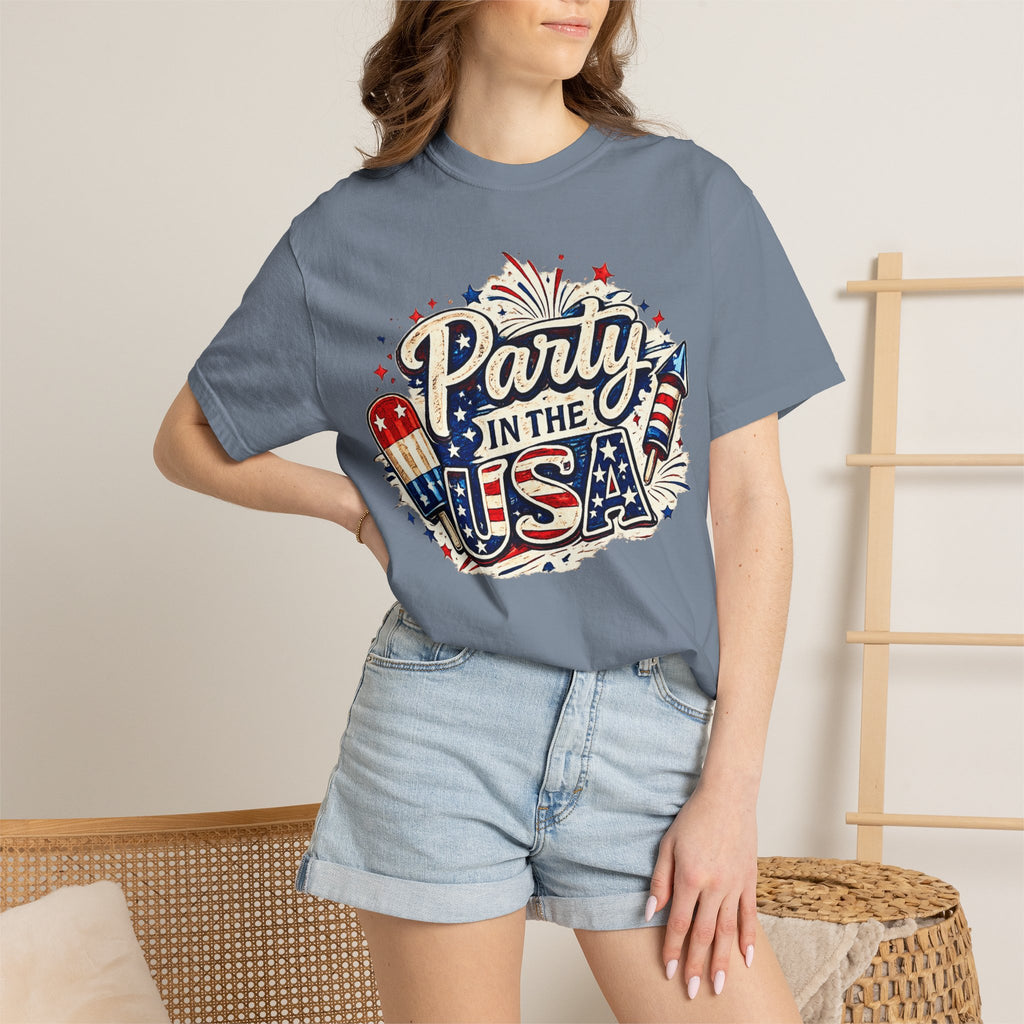 Party in the USA T-Shirt — Patriotic 4th of July Graphic Tee