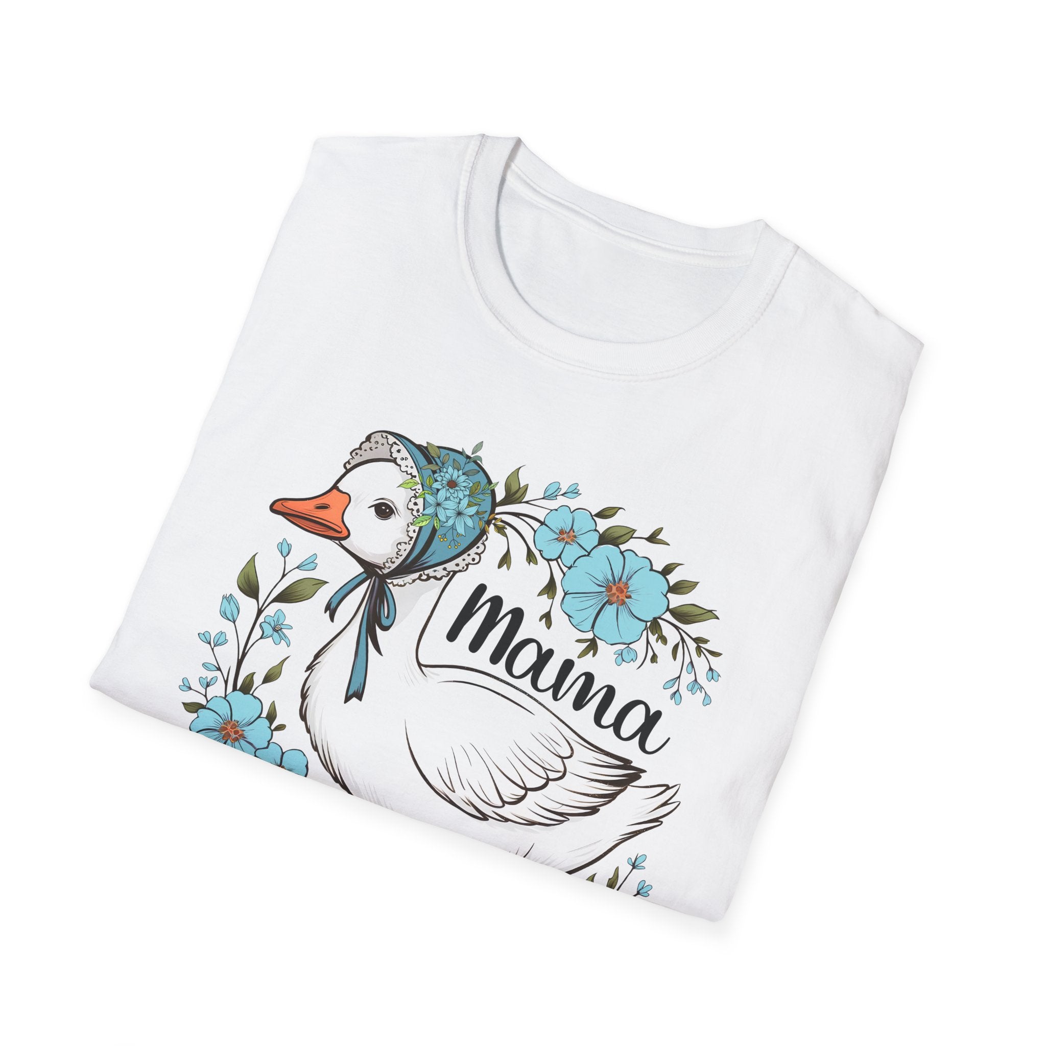 Mama Goose T-Shirt — Cute Floral Mother Goose Tee