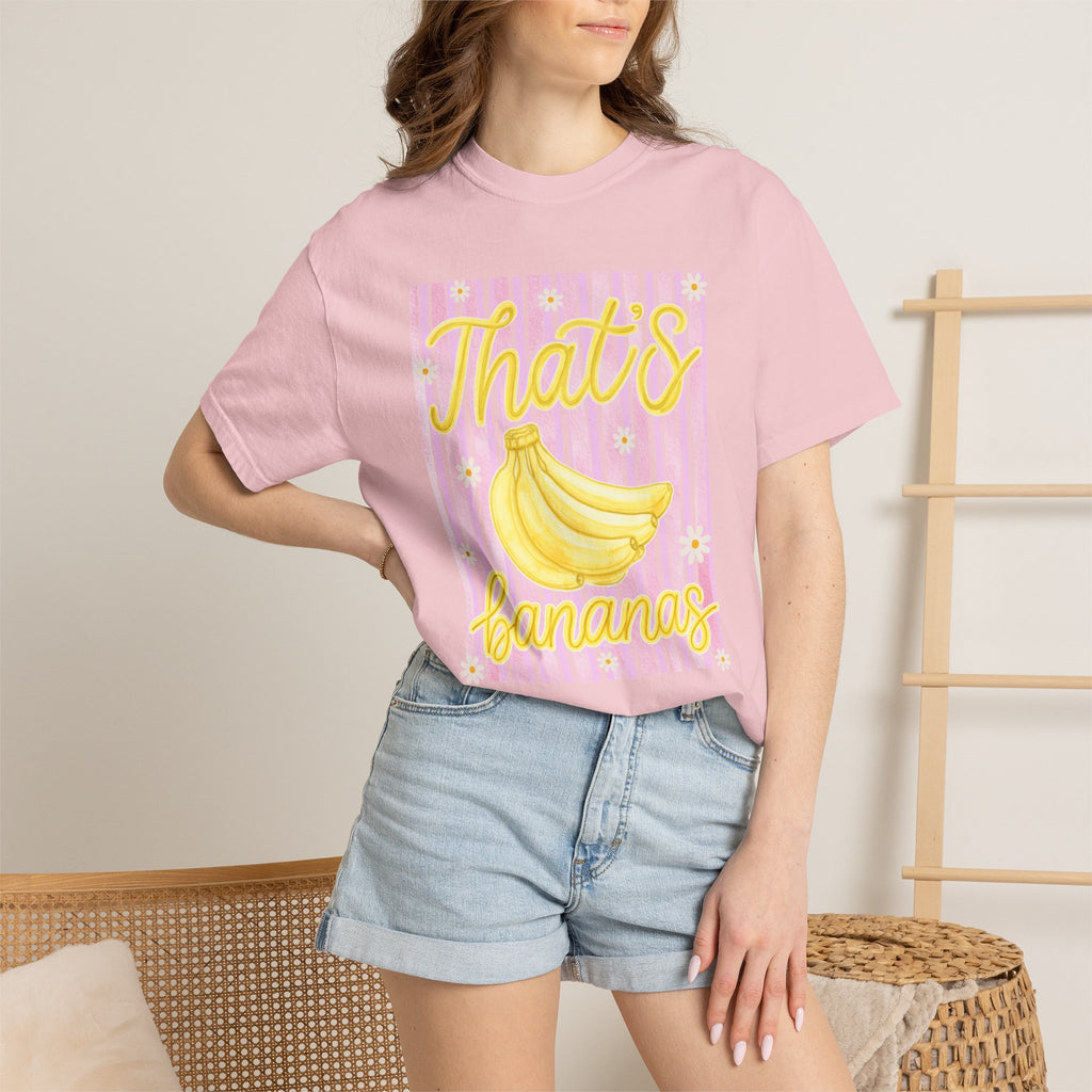 That’s Bananas T-Shirt — Retro Yellow Banana Graphic Tee