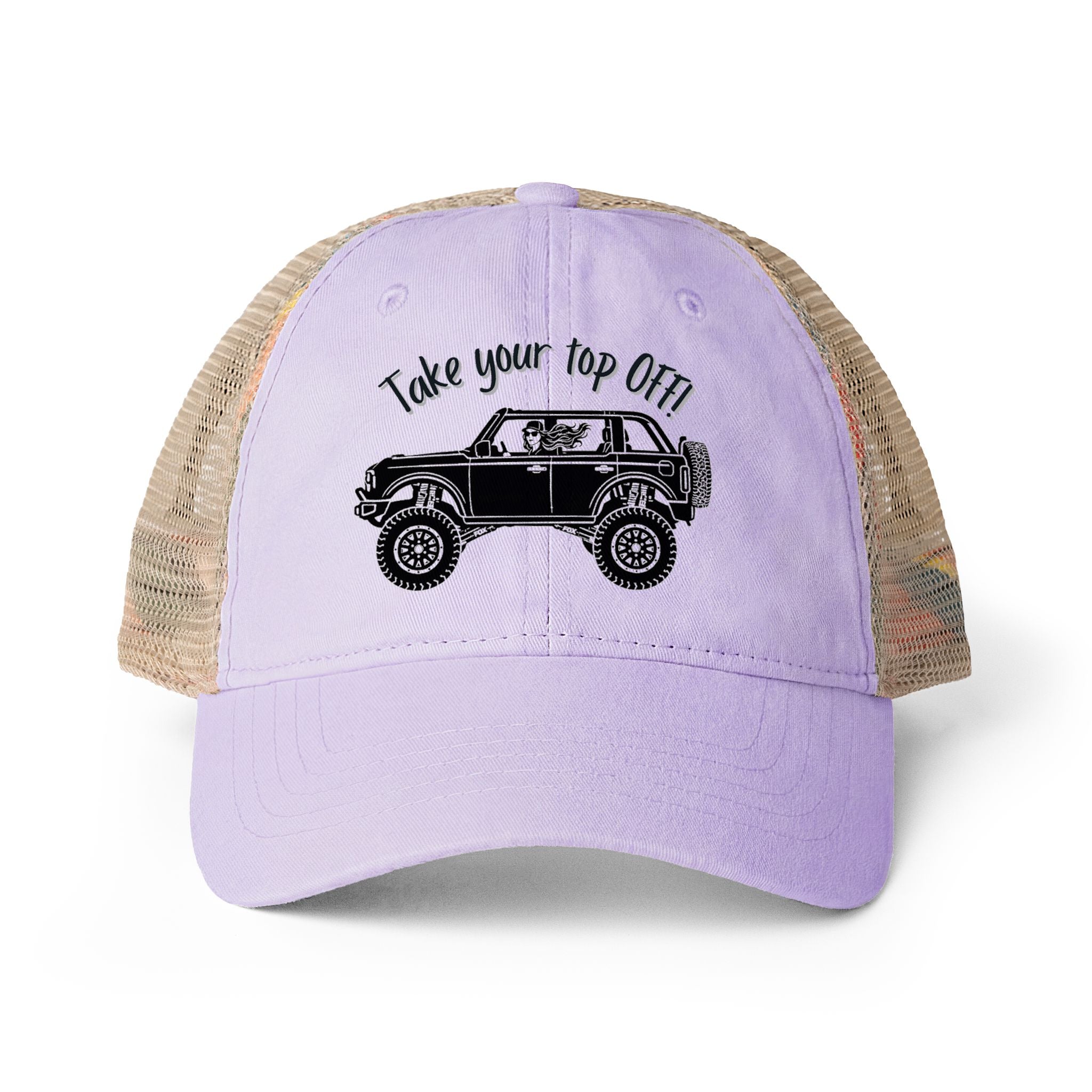 Women's Washed Mesh-Back Cap