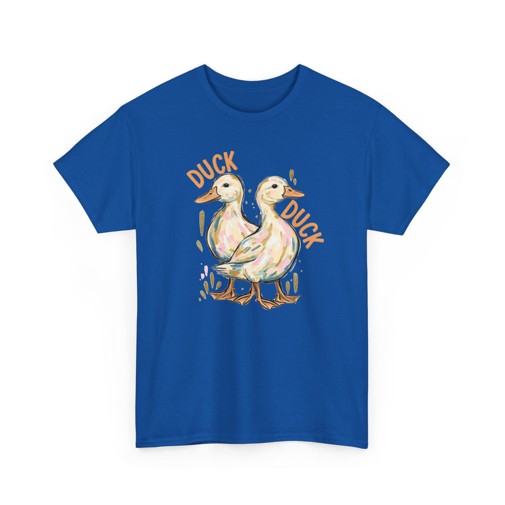 Duck Duck / Goose Tee — Cute Retro Duck & Goose Graphic T‑Shirt