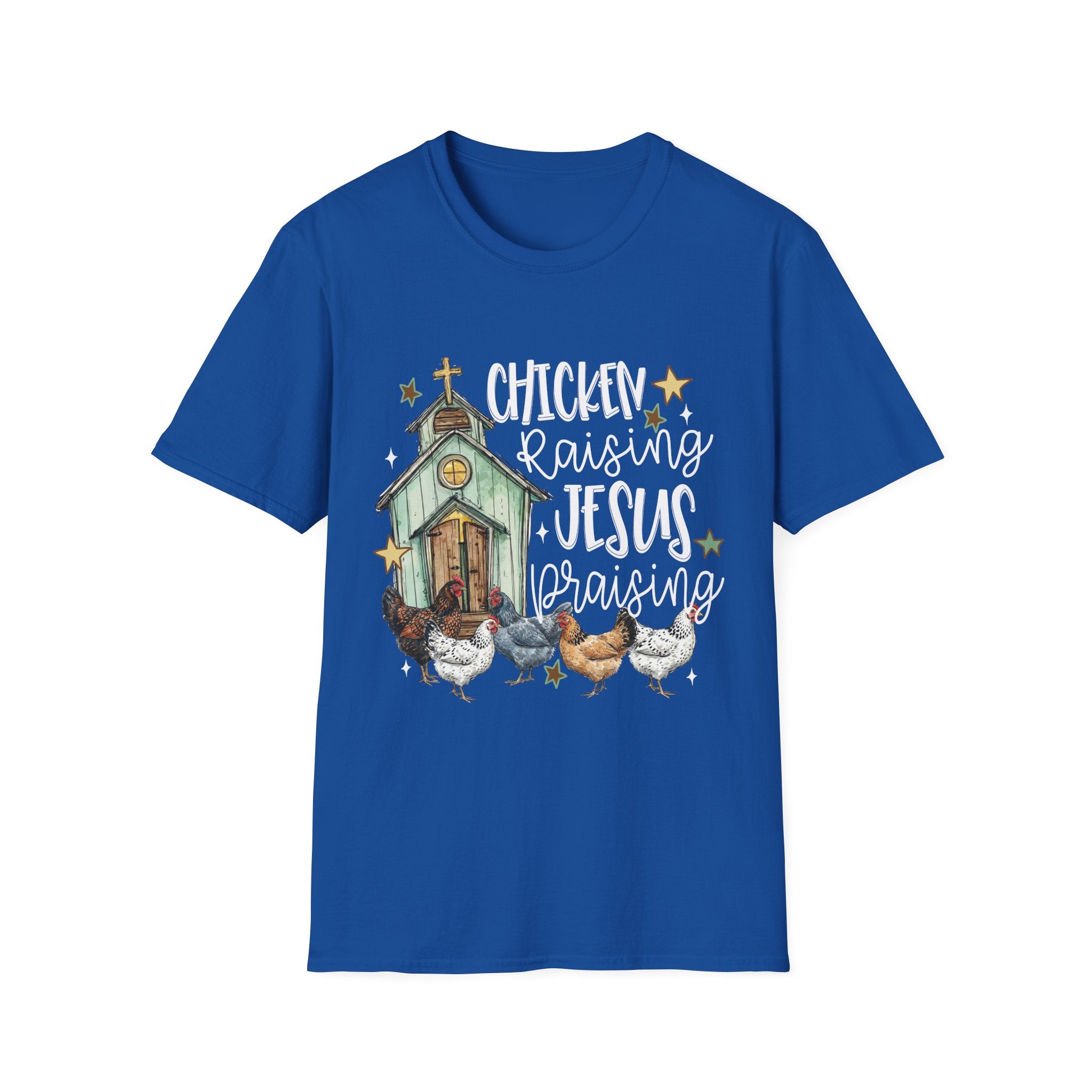 Chicken Raising, Jesus Praising T-Shirt
