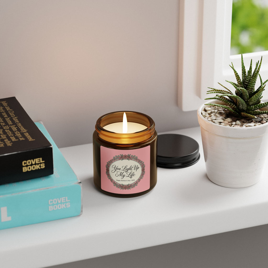 You Light Up My Life Soy Candle — Amber Jar Scented Candle (Multi-Size)