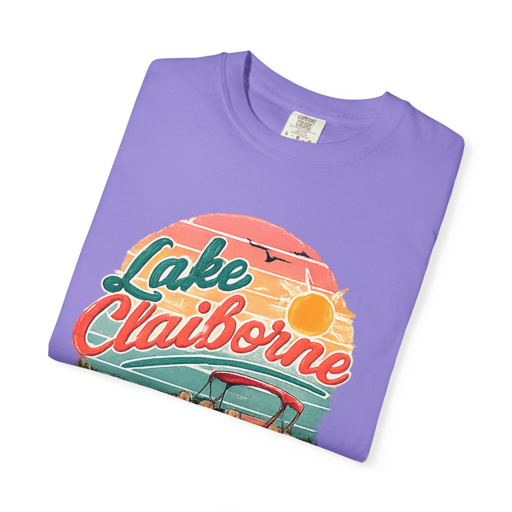 Lake Claiborne Retro Picnic T-Shirt