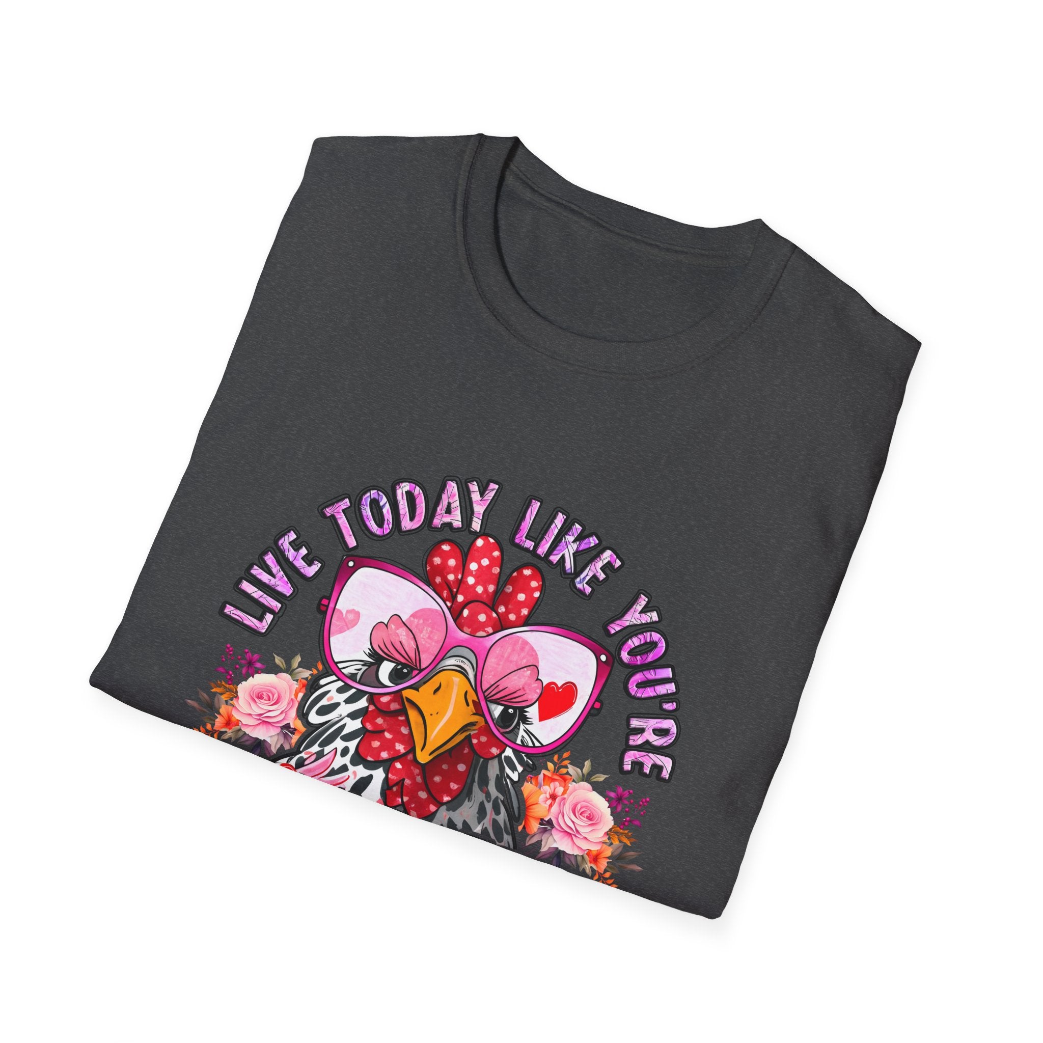 Getting Fried Tomorrow T-Shirt — Funny Retro Chicken “Live Today Like You’re Getting Fried Tomorrow” Graphic Tee