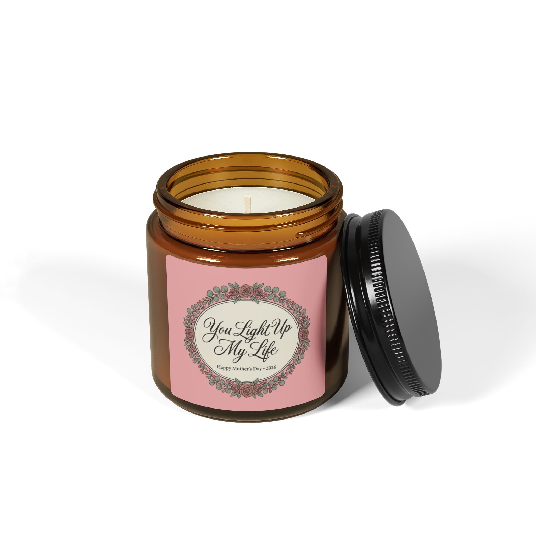 You Light Up My Life Soy Candle — Amber Jar Scented Candle (Multi-Size)