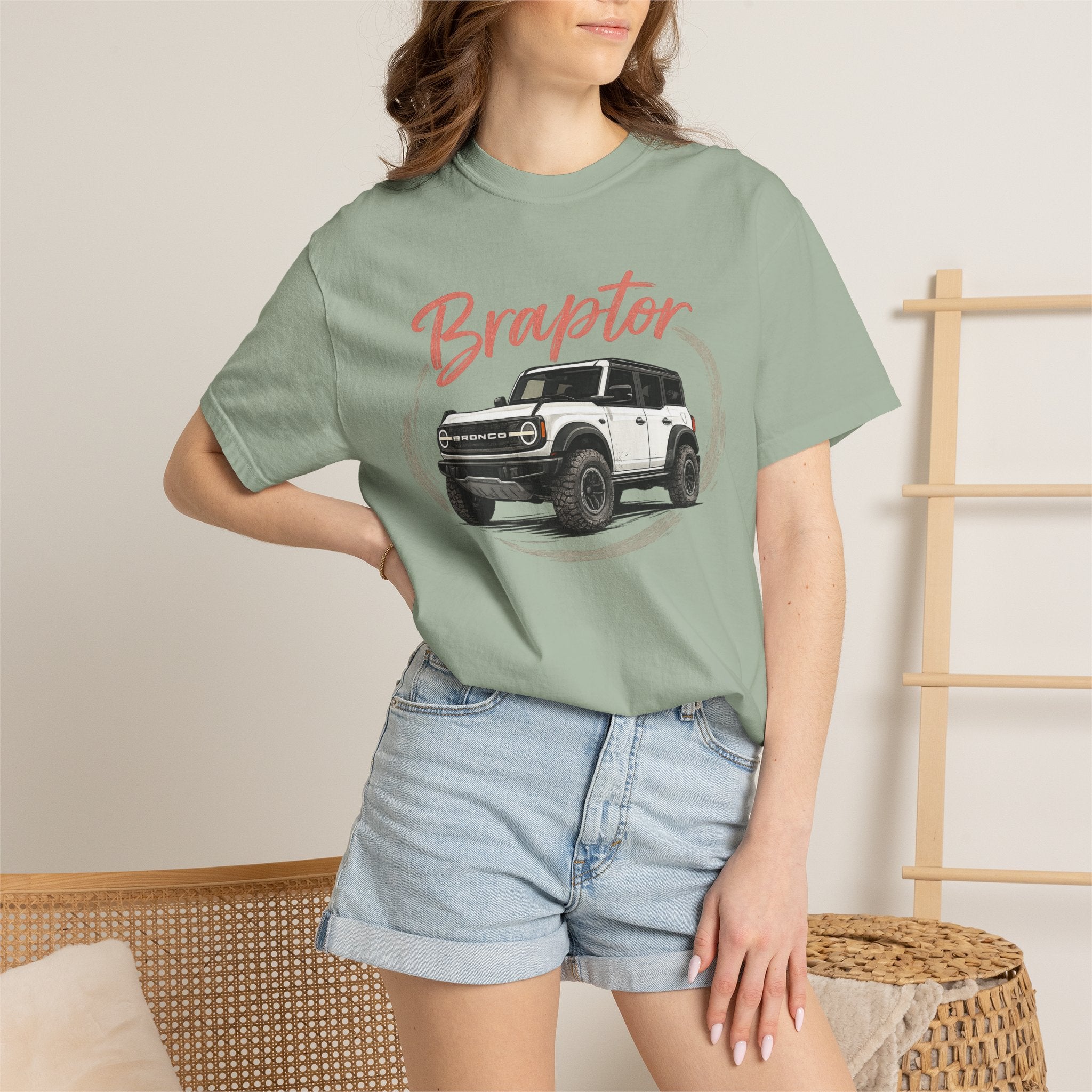 Bronco 'Braptor' Graphic T‑Shirt – Vintage Off‑Road SUV Tee