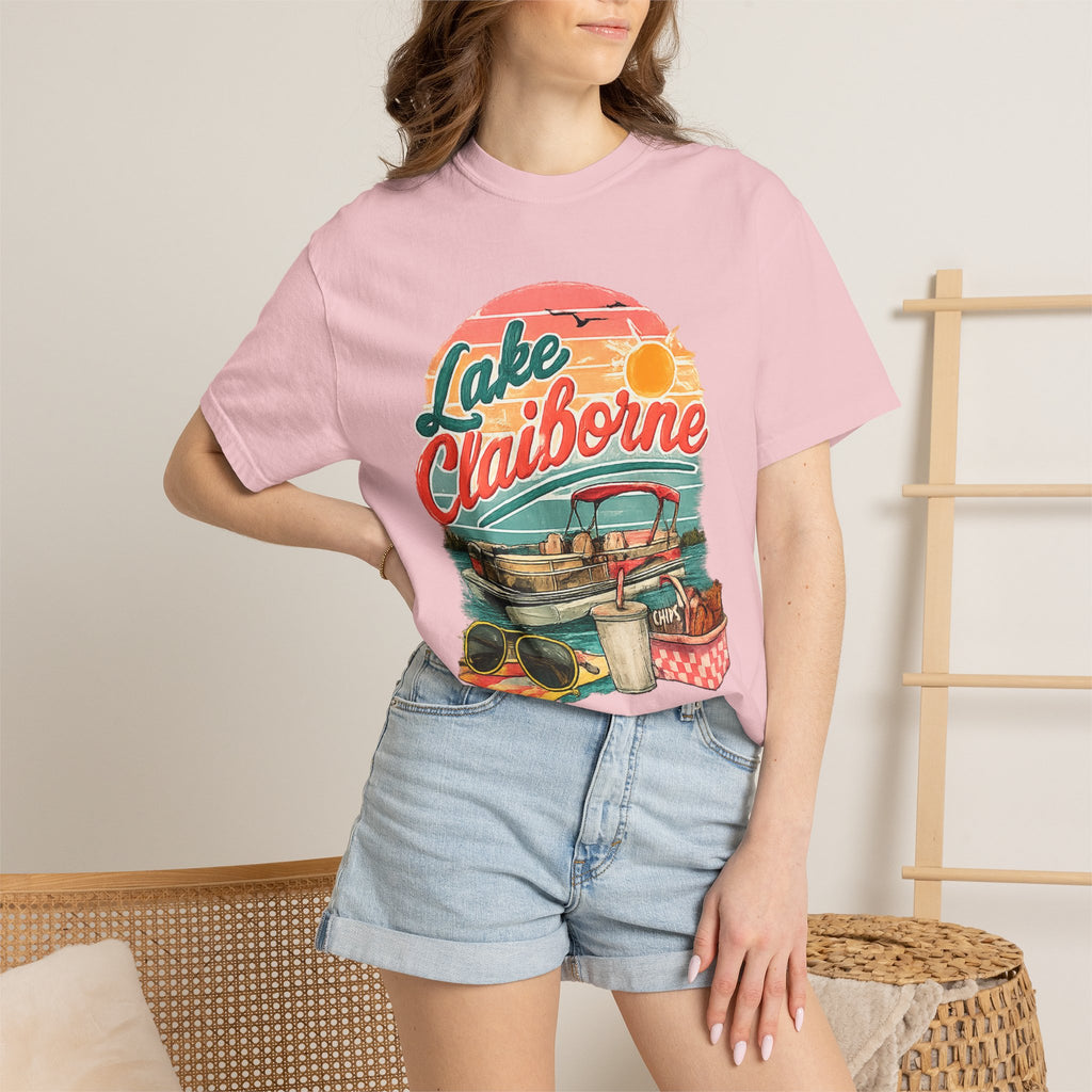 Lake Claiborne Retro Picnic T-Shirt