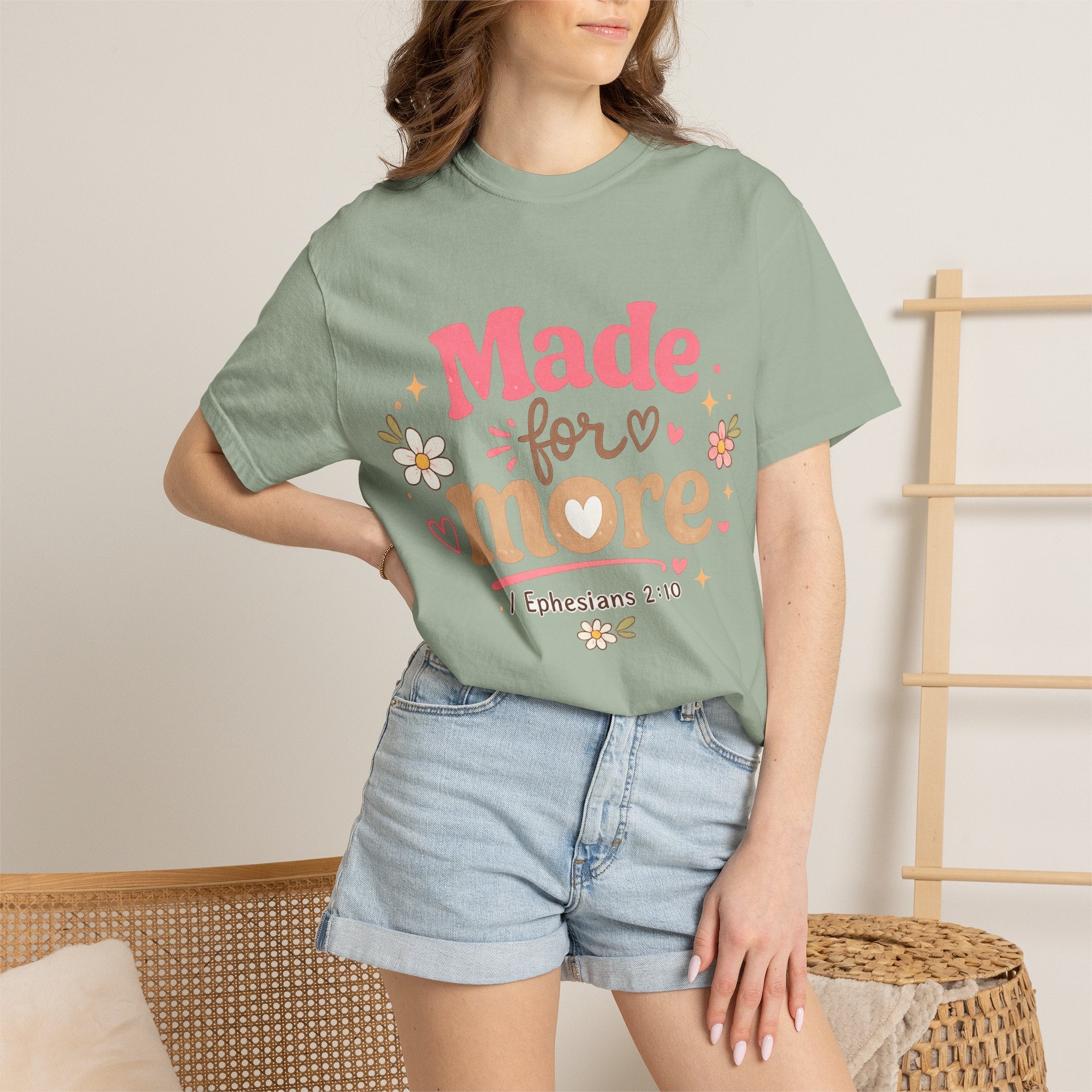 Made for More T-Shirt — Ephesians 2:10 Inspirational Christian Tee