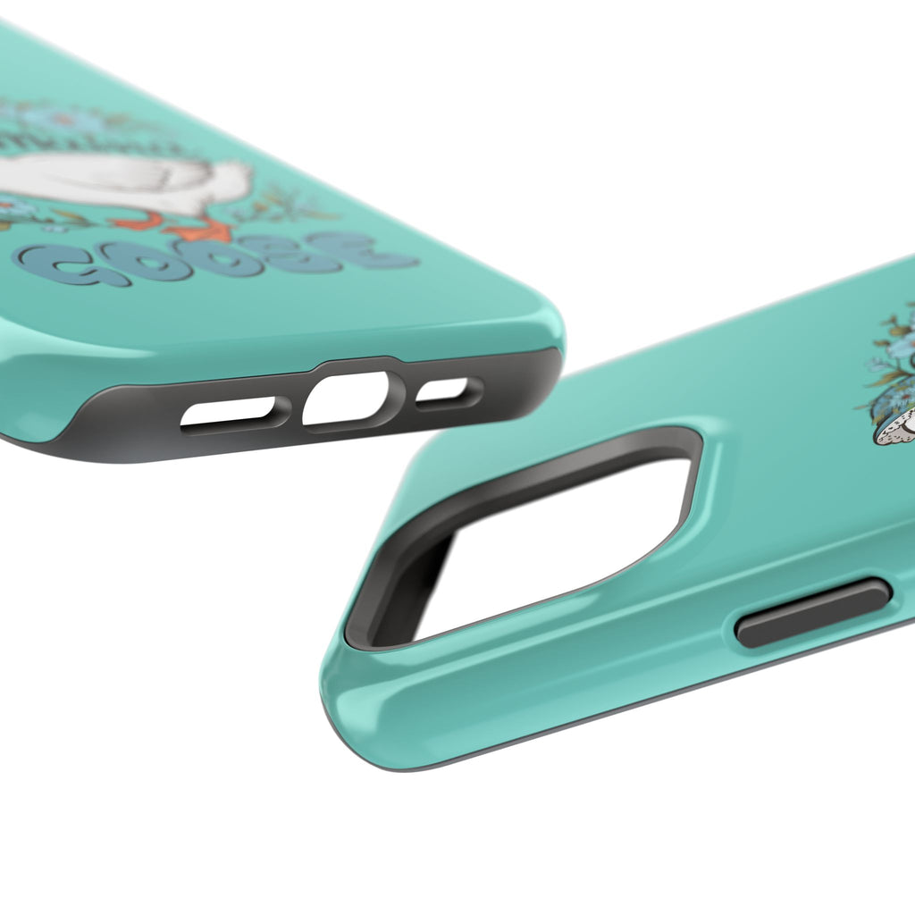 Mama Goose Phone Case — Cute Floral Goose Magnetic Impact‑Resistant Cover