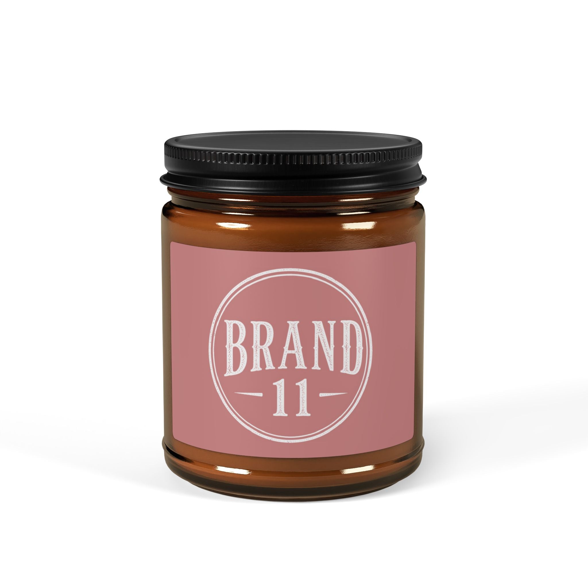 Amber Jar Soy Candle — Scented Aromatherapy Candle in Amber Jar (Multiple Sizes)