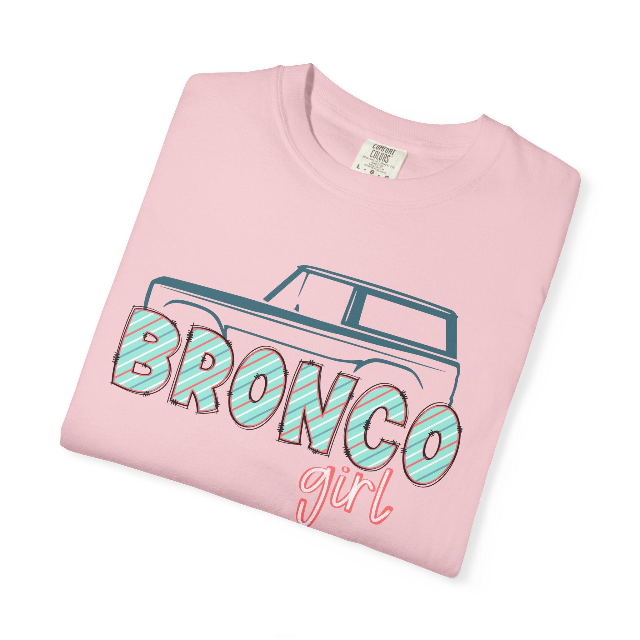Bronco Girl T‑Shirt — Vintage SUV Graphic Tee for Women, 'Bronco Girl'