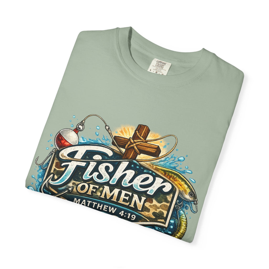 Fisher of Men T-Shirt — Matthew 4:19 Christian Fishing Tee