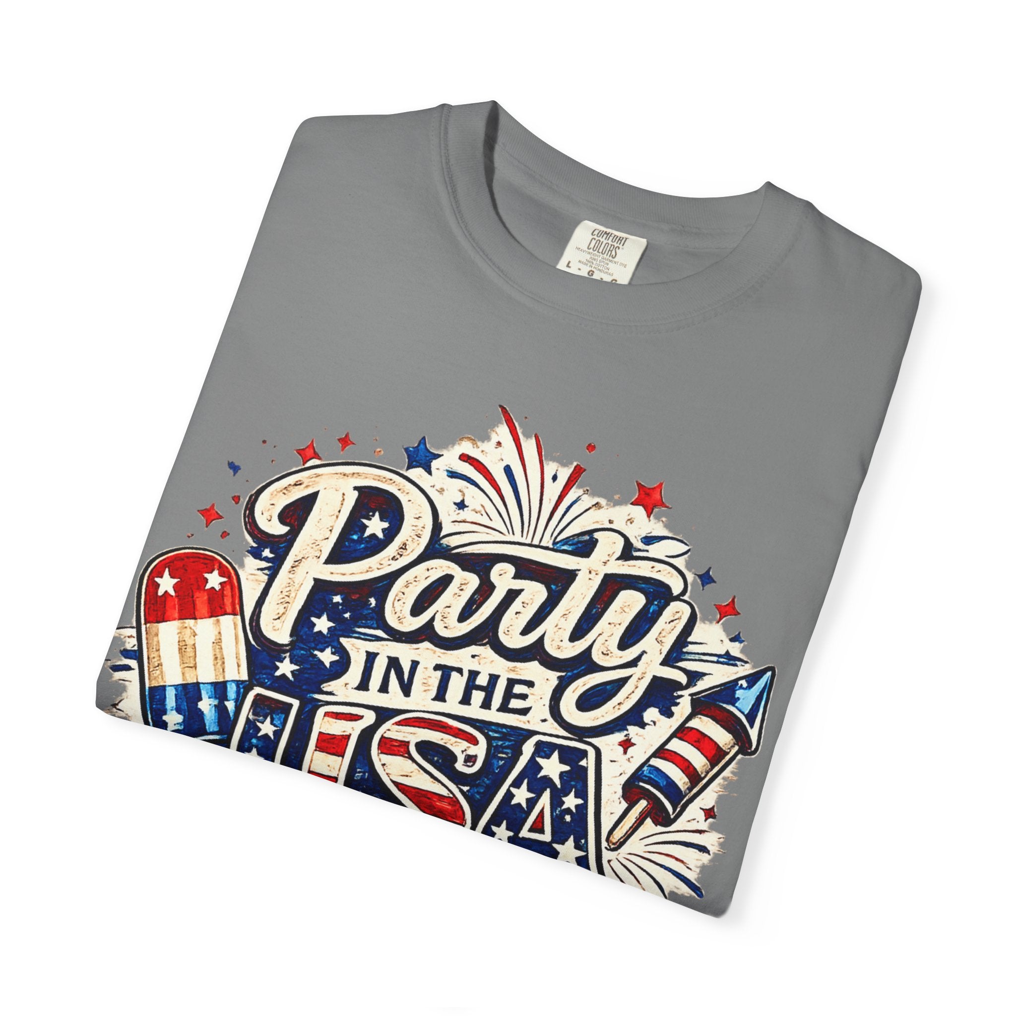 Party in the USA T-Shirt — Patriotic 4th of July Graphic Tee
