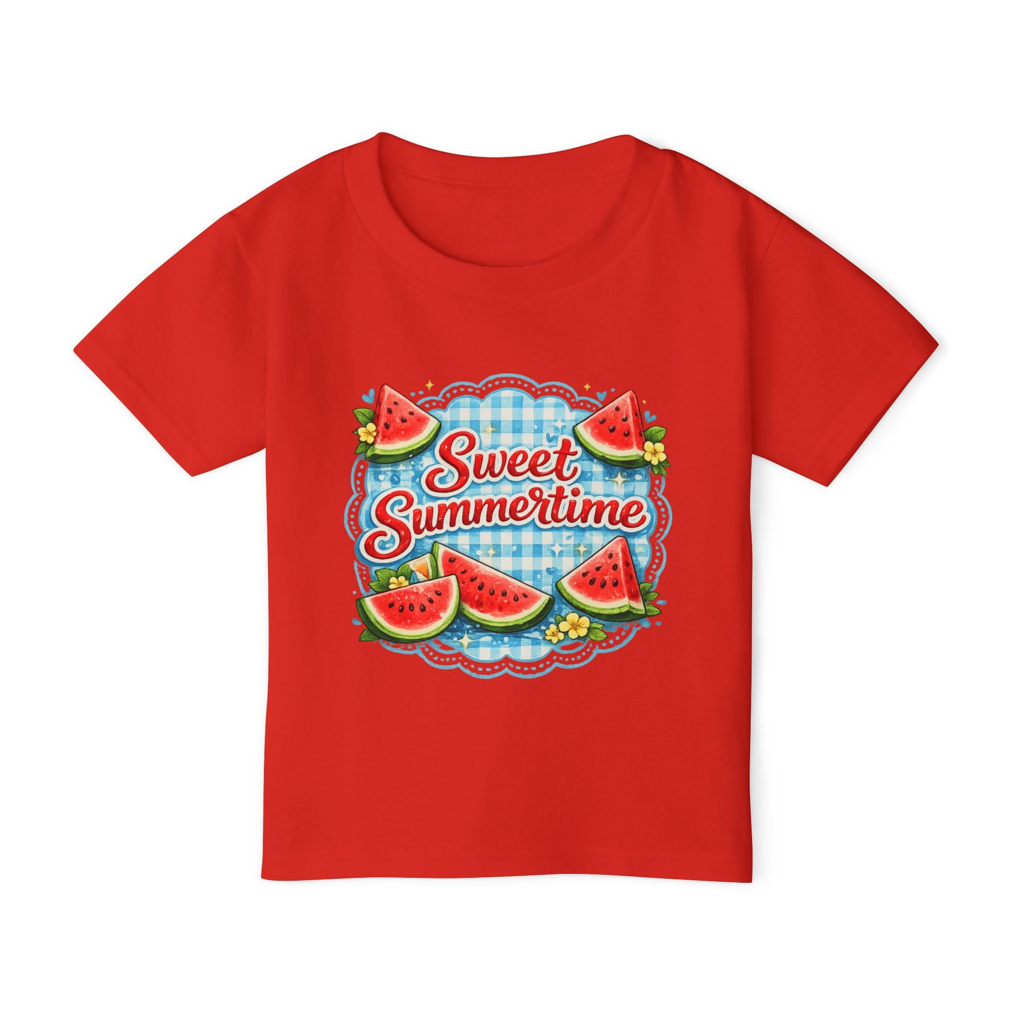 Toddler T-Shirt — "Sweet Summertime" Watermelon Summer Tee for Kids