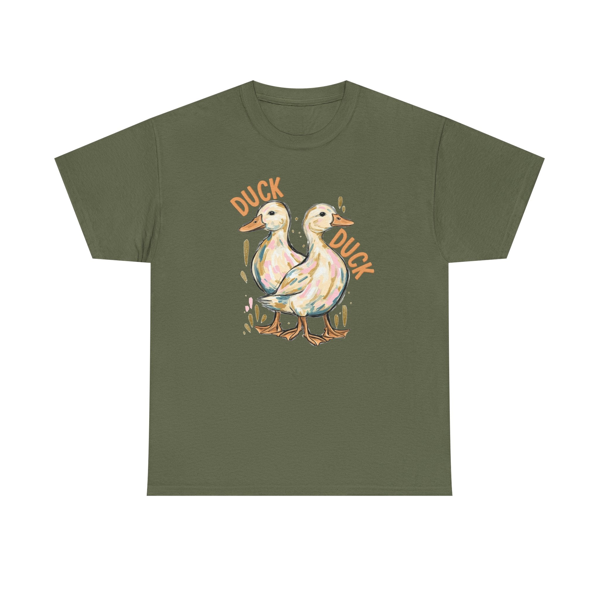 Duck Duck / Goose Tee — Cute Retro Duck & Goose Graphic T‑Shirt