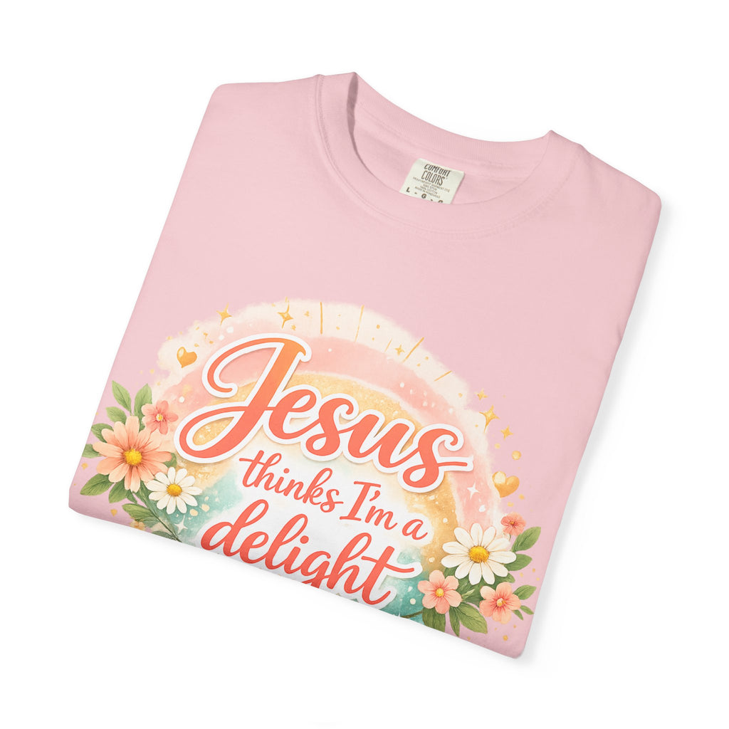 Jesus Thinks I’m a Delight Floral T-Shirt