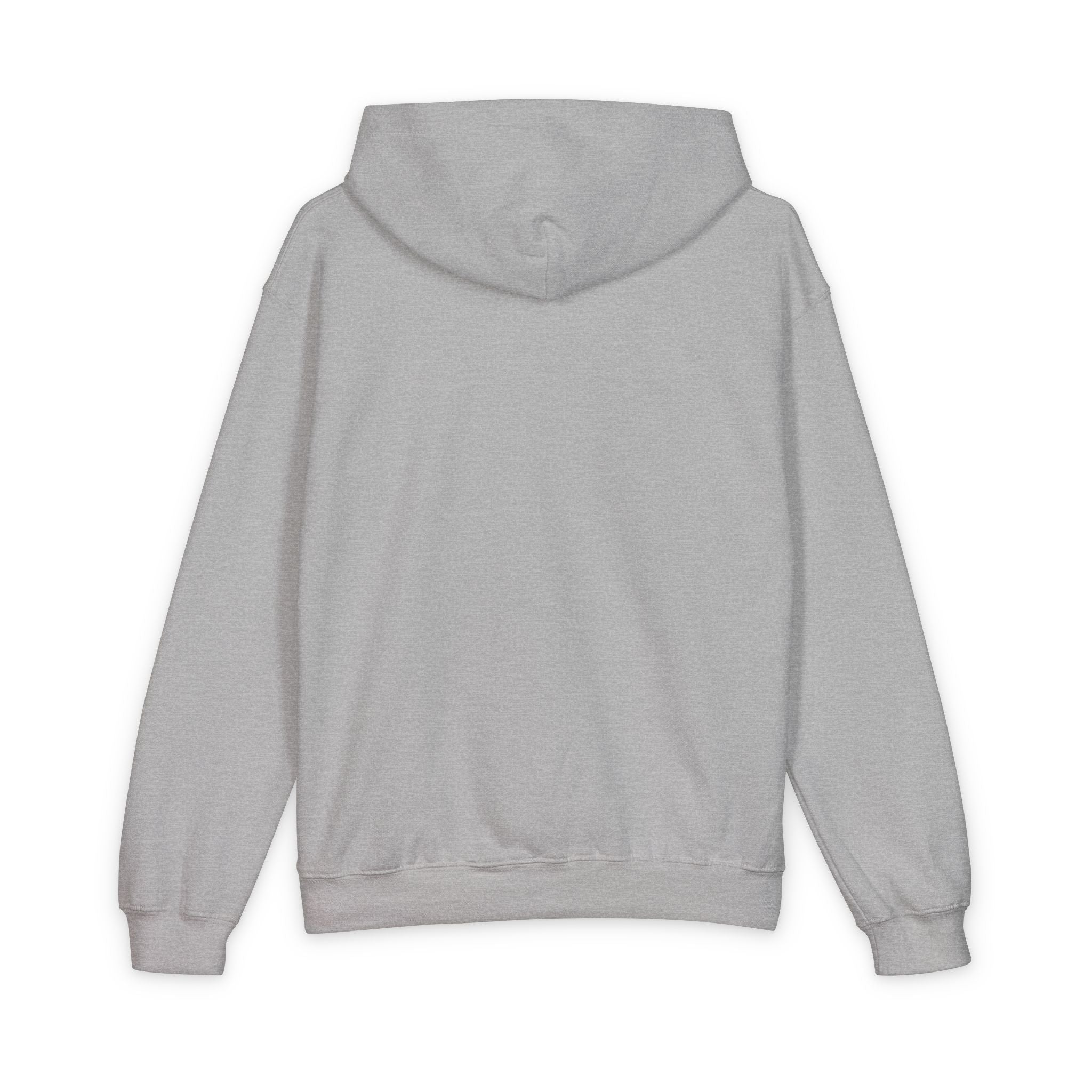 Youth Hooded Sweatshirt - 'Love' Floral Graphic Chest Pocket Design, Cozy Casual Pullover for Kids