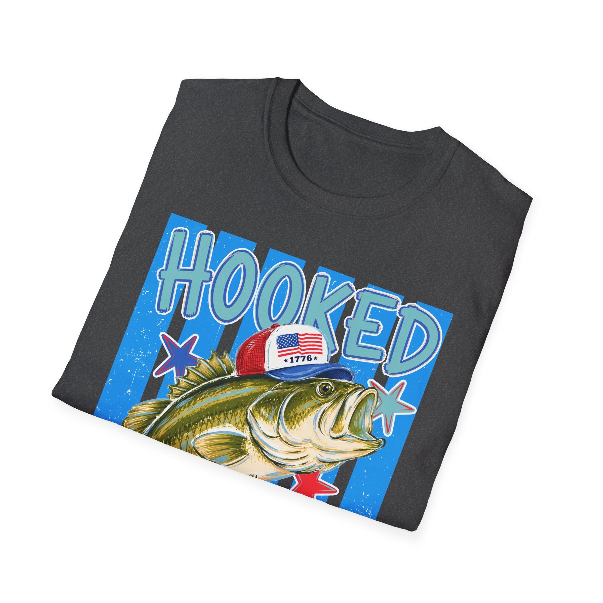 Hooked on Freedom Fishing T-Shirt