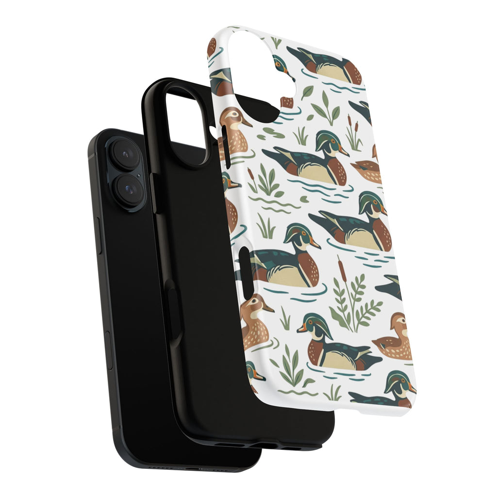 Duck Pattern Phone Case — Cute Woodland Waterfowl iPhone Case