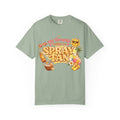 Spray Tan Retro Beach T-Shirt — "My Favorite Color is Spray Tan"