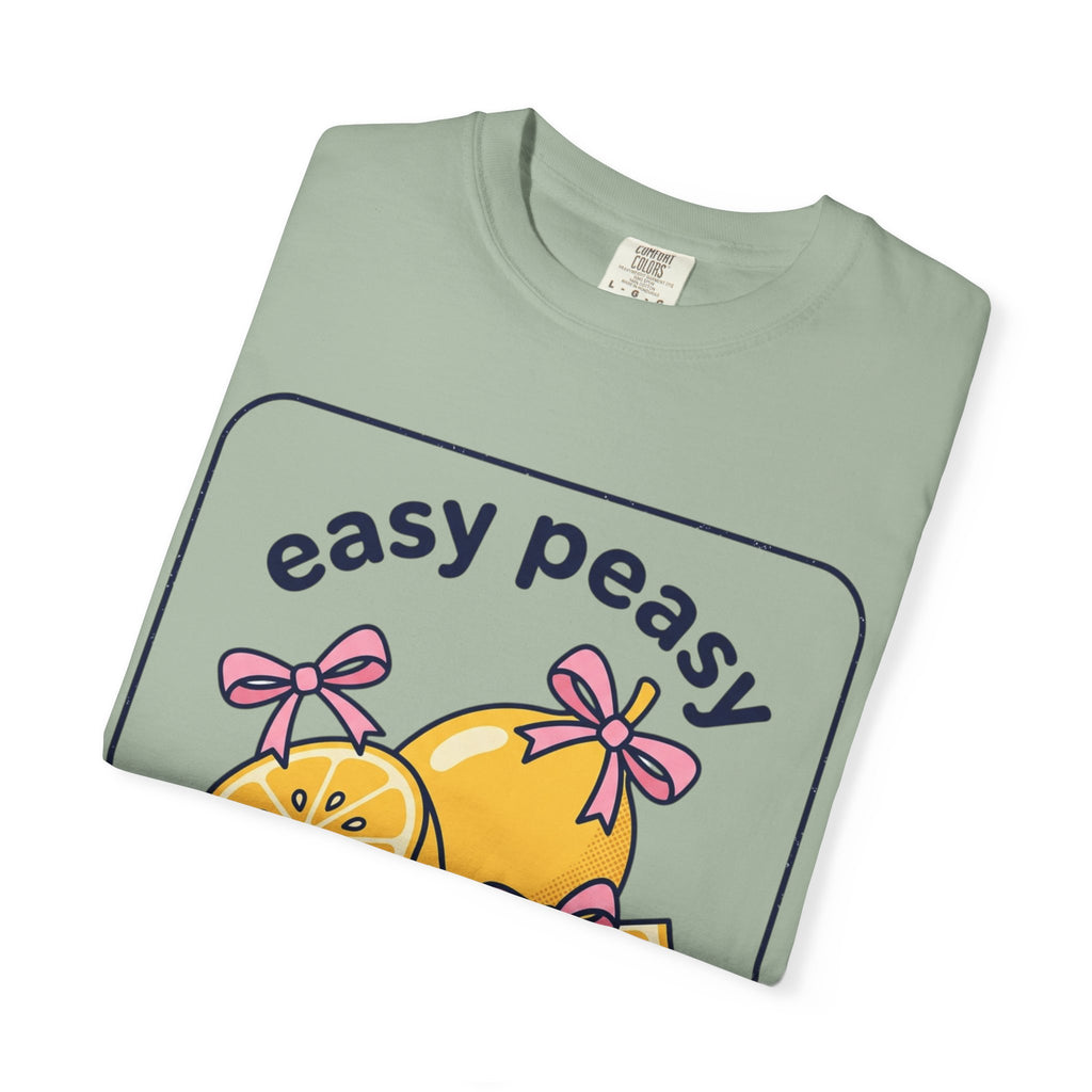 Easy Peasy Lemon Squeezy T-Shirt — Cute Citrus Graphic Tee