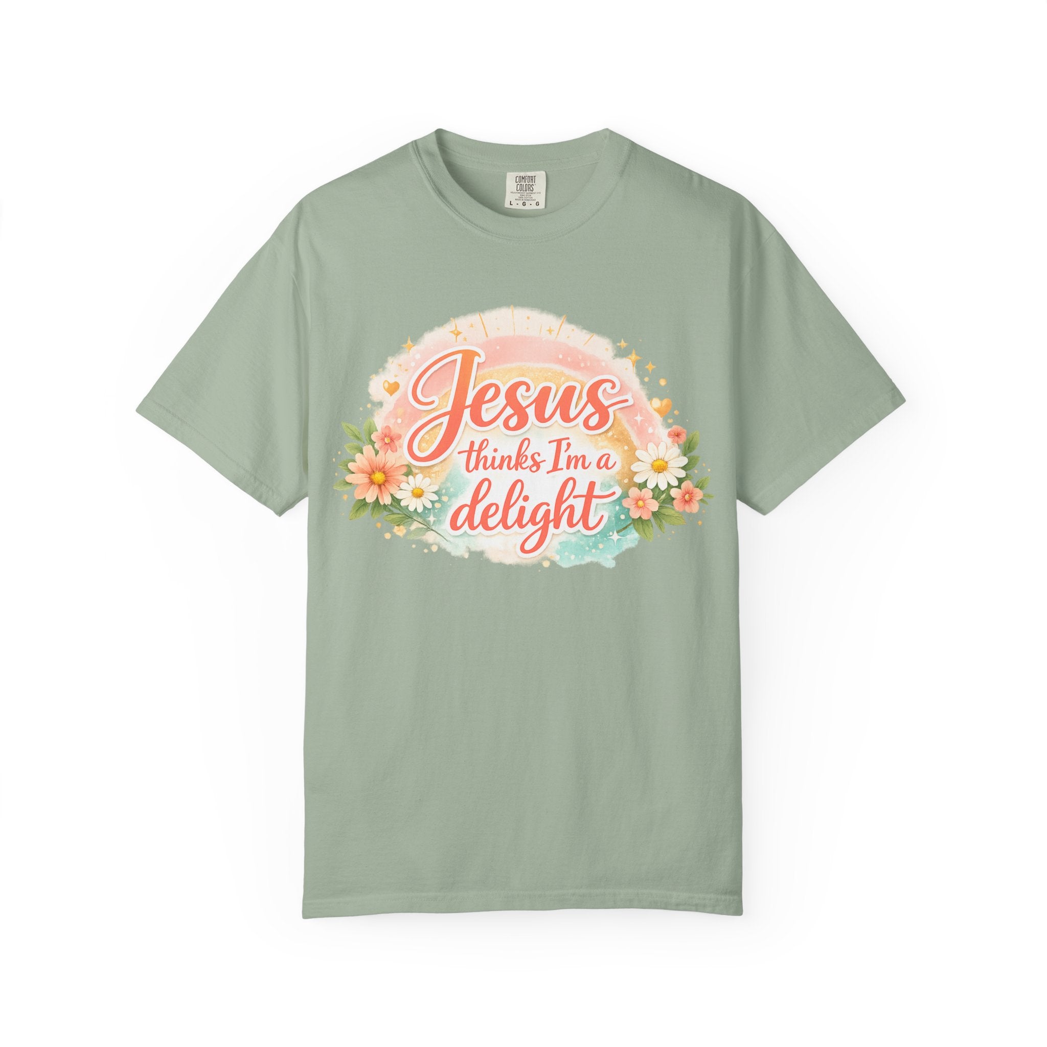 Jesus Thinks I’m a Delight Floral T-Shirt
