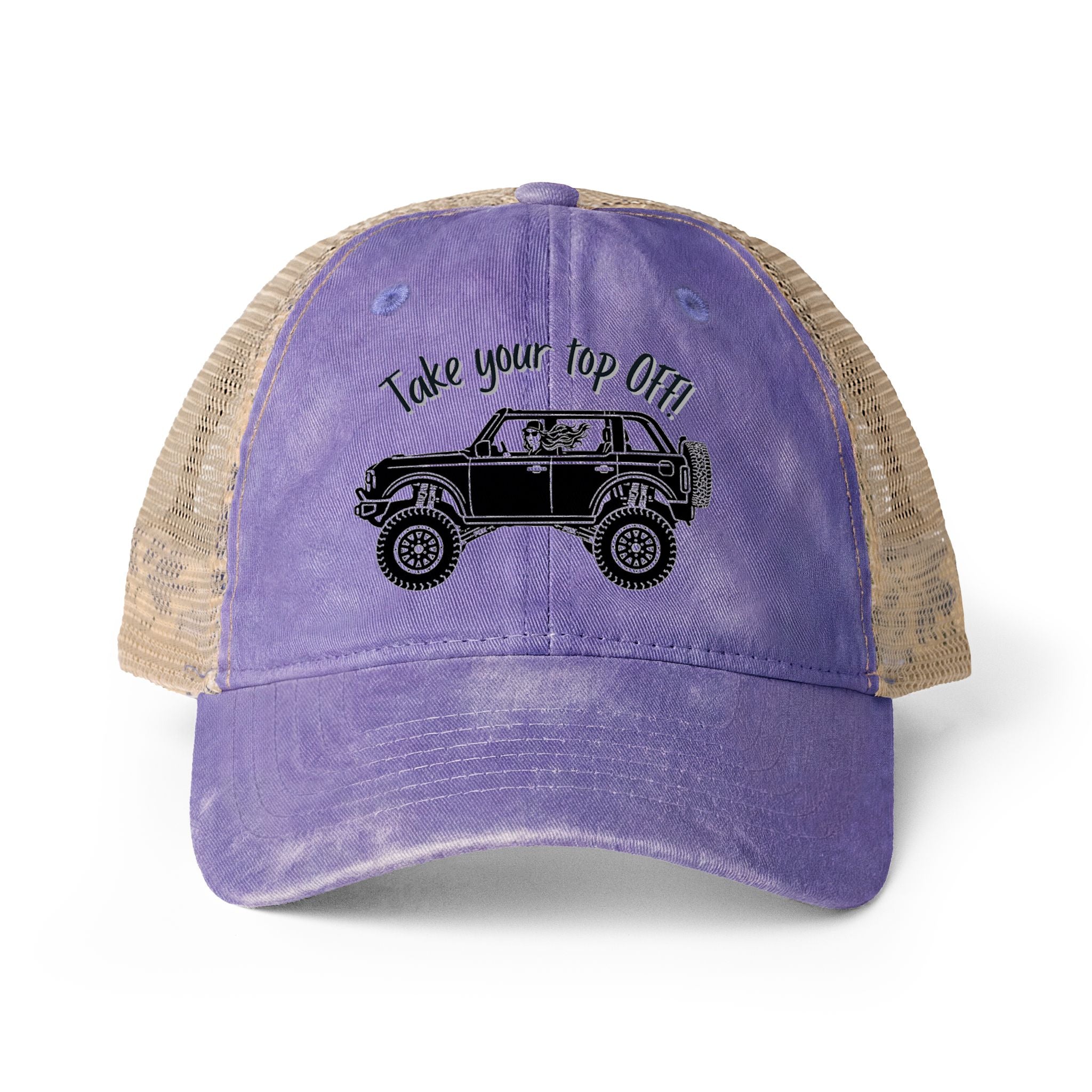 Women's Washed Mesh-Back Cap