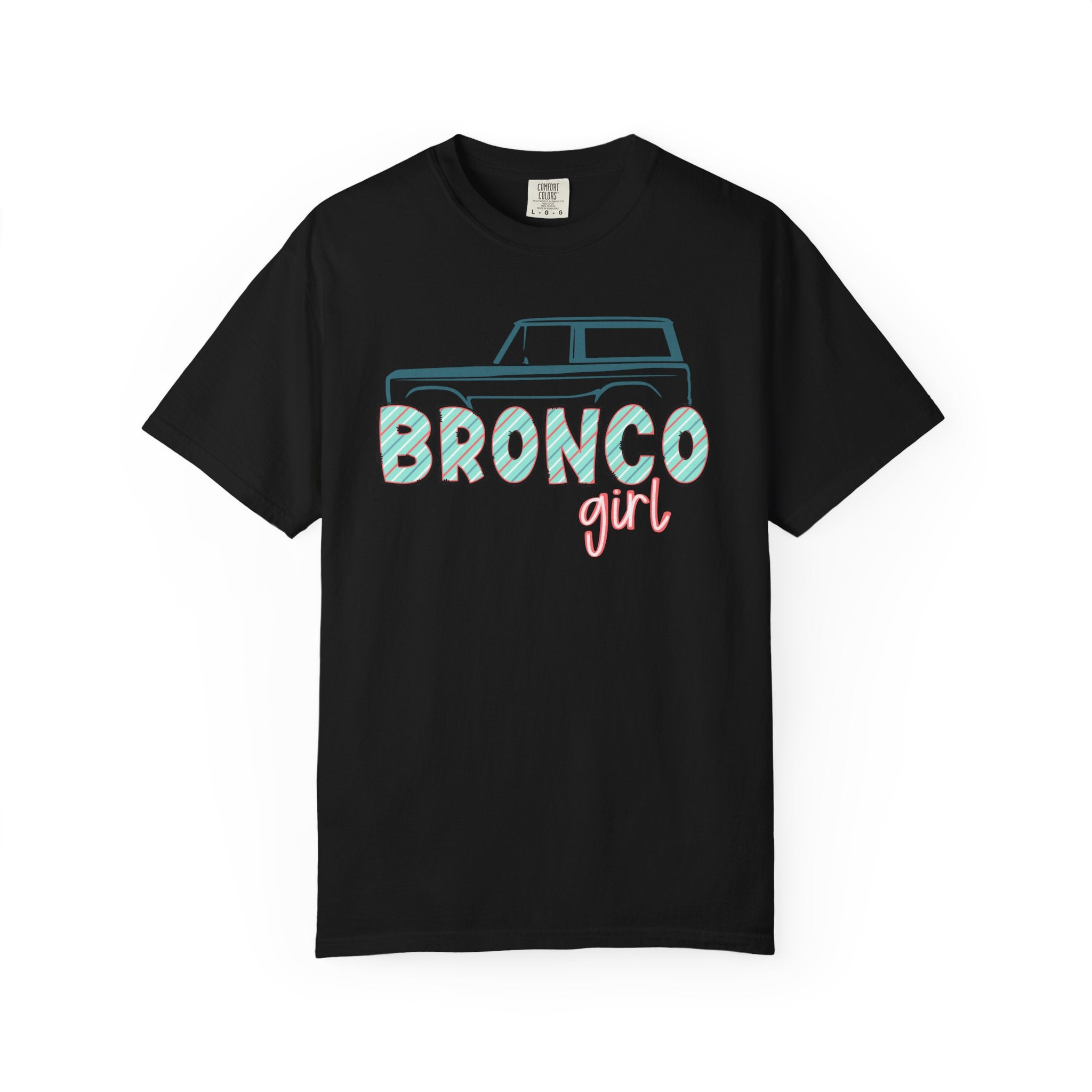 Bronco Girl T‑Shirt — Vintage SUV Graphic Tee for Women, 'Bronco Girl'