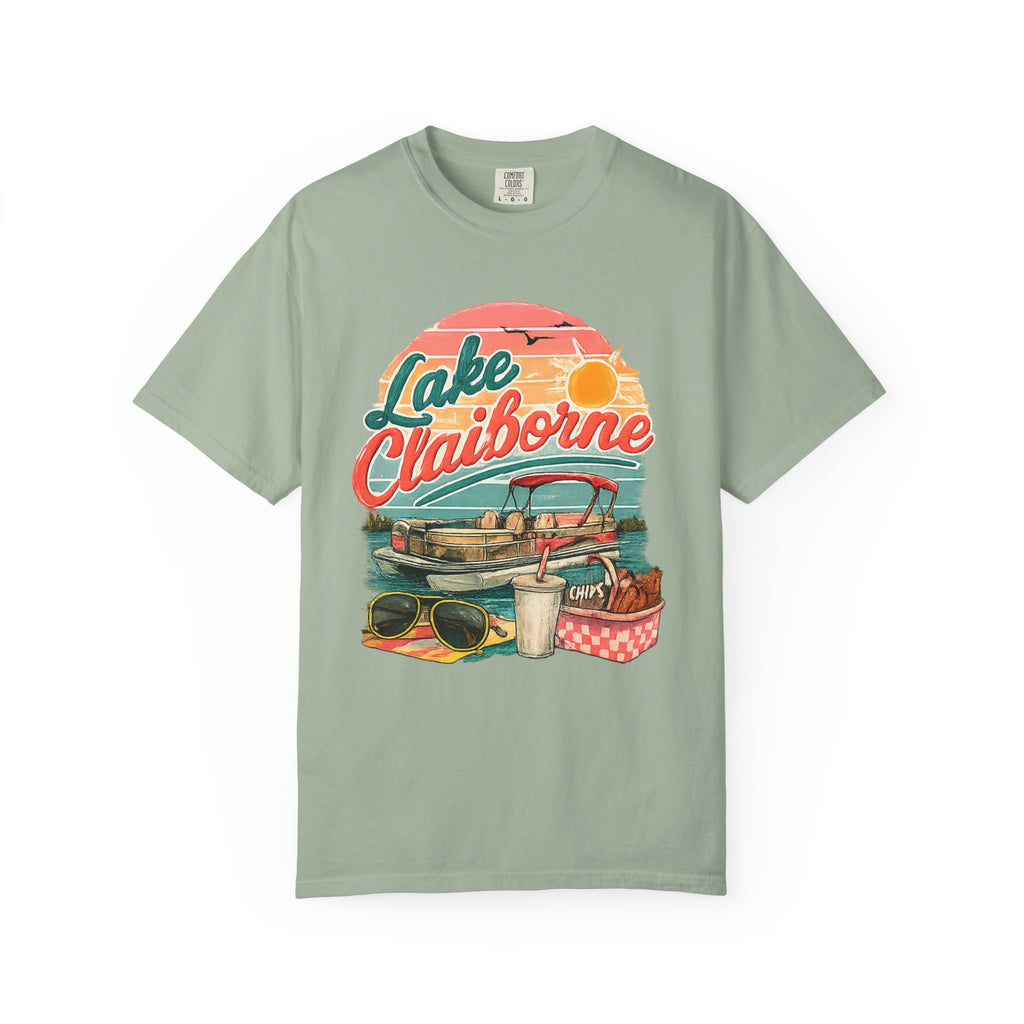 Lake Claiborne Retro Picnic T-Shirt