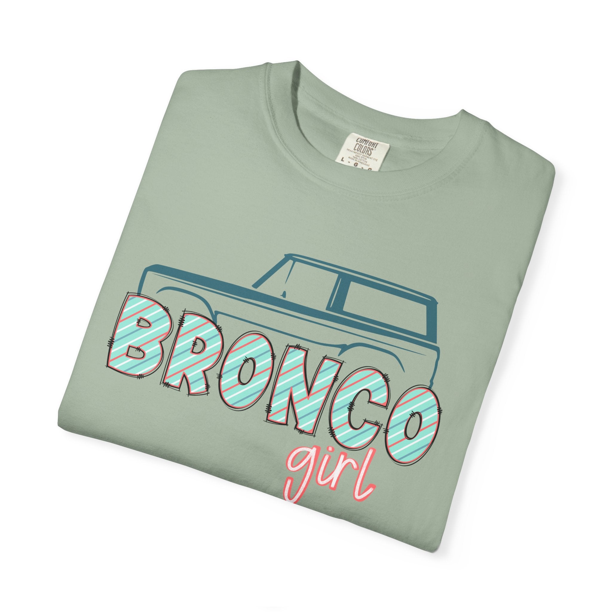 Bronco Girl T‑Shirt — Vintage SUV Graphic Tee for Women, 'Bronco Girl'