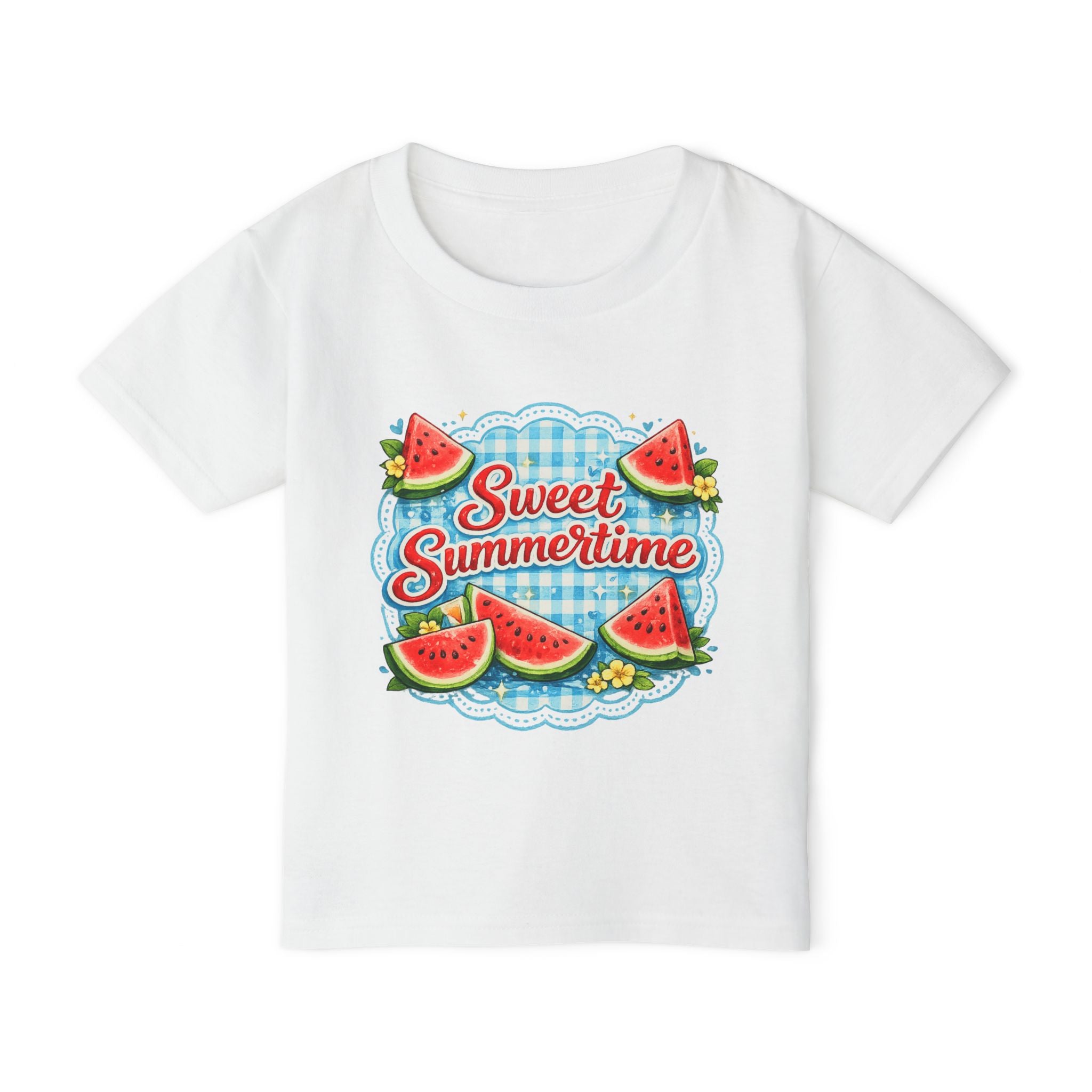 Toddler T-Shirt — "Sweet Summertime" Watermelon Summer Tee for Kids
