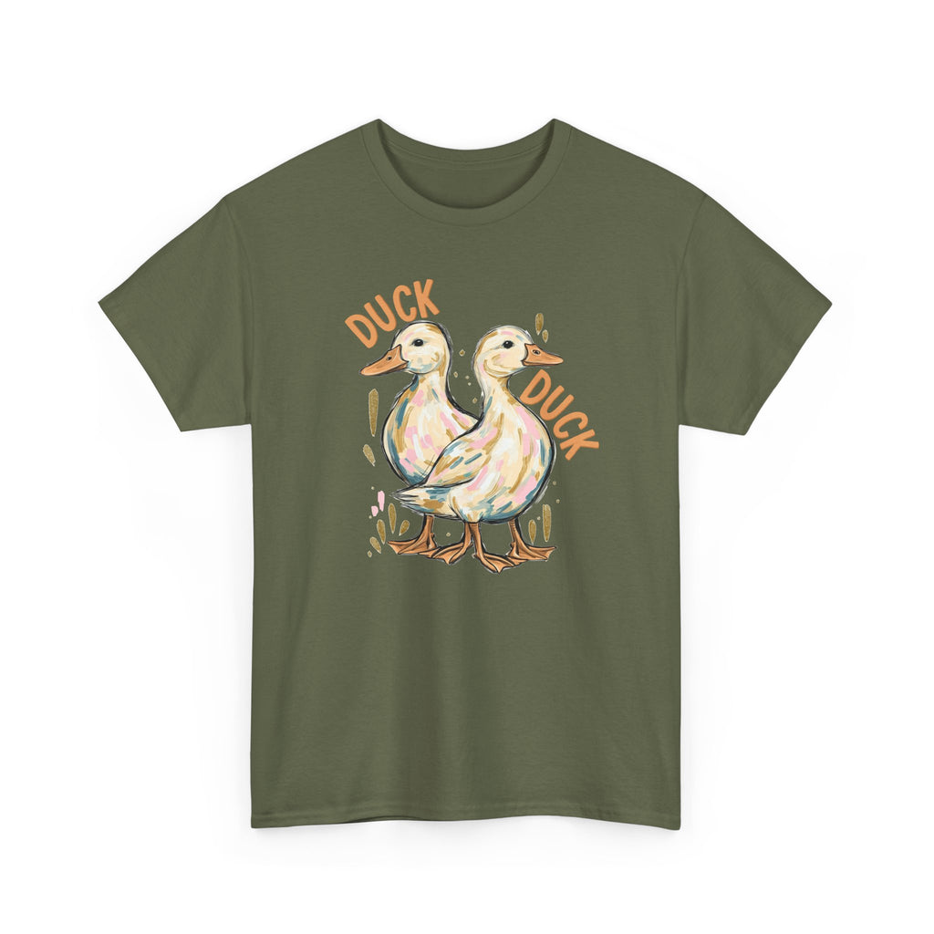 Duck Duck / Goose Tee — Cute Retro Duck & Goose Graphic T‑Shirt