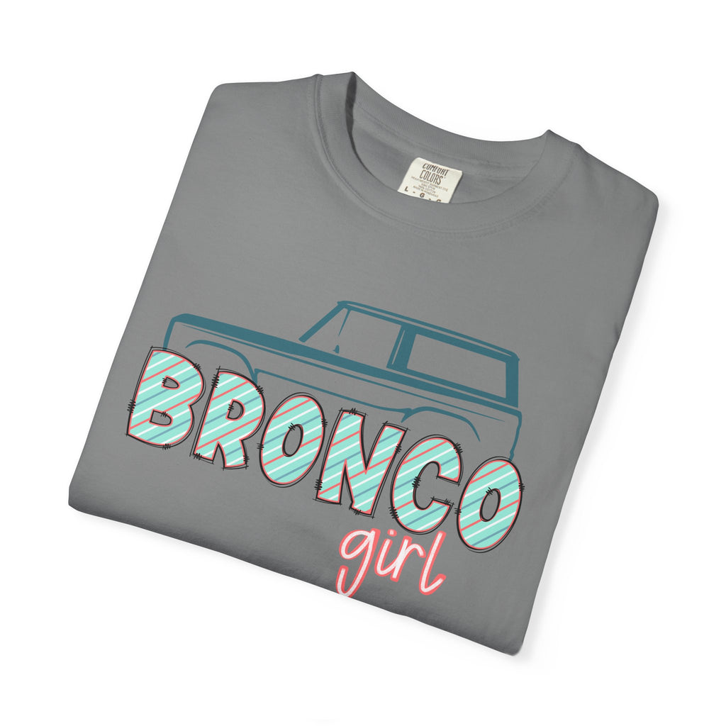 Bronco Girl T‑Shirt — Vintage SUV Graphic Tee for Women, 'Bronco Girl'