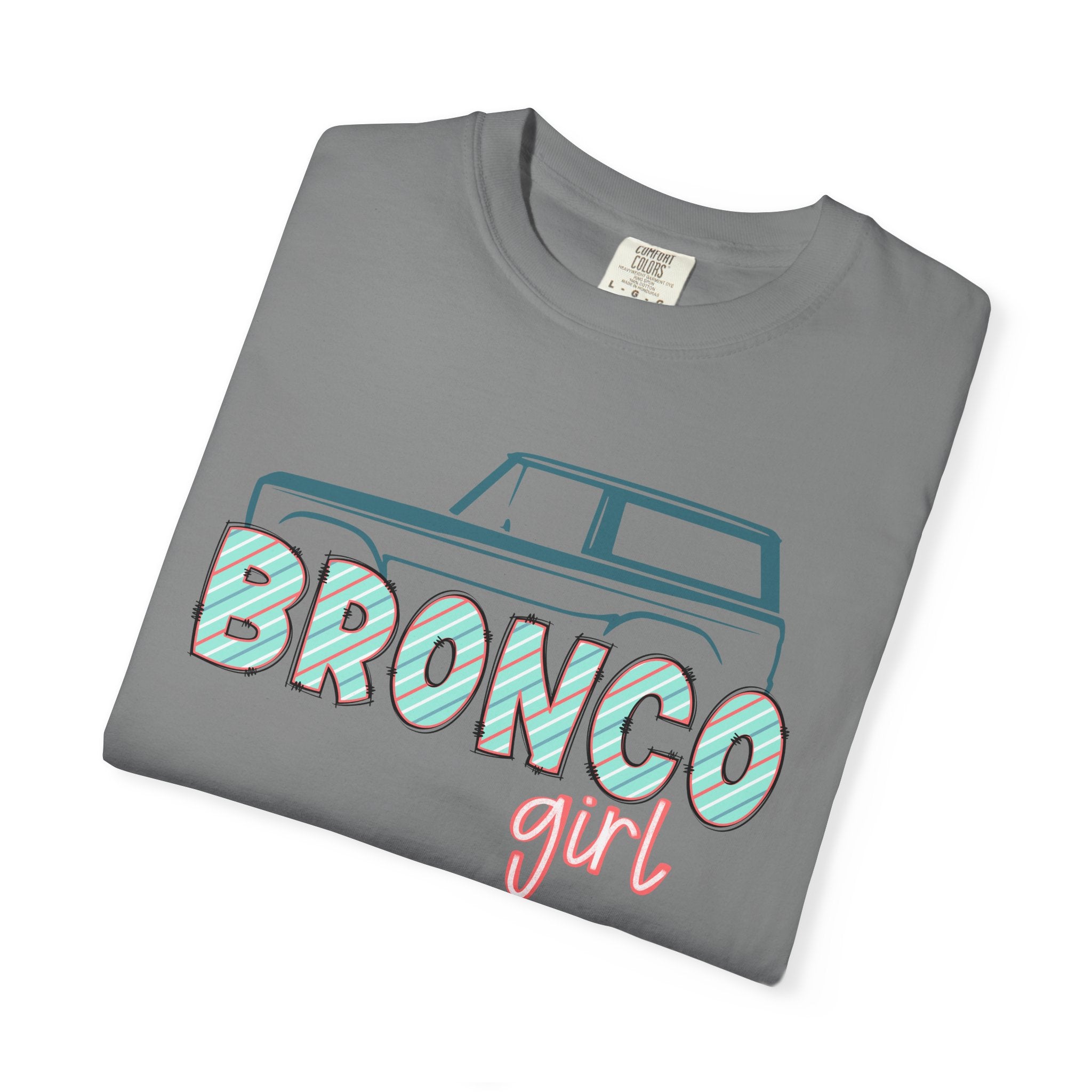 Bronco Girl T‑Shirt — Vintage SUV Graphic Tee for Women, 'Bronco Girl'