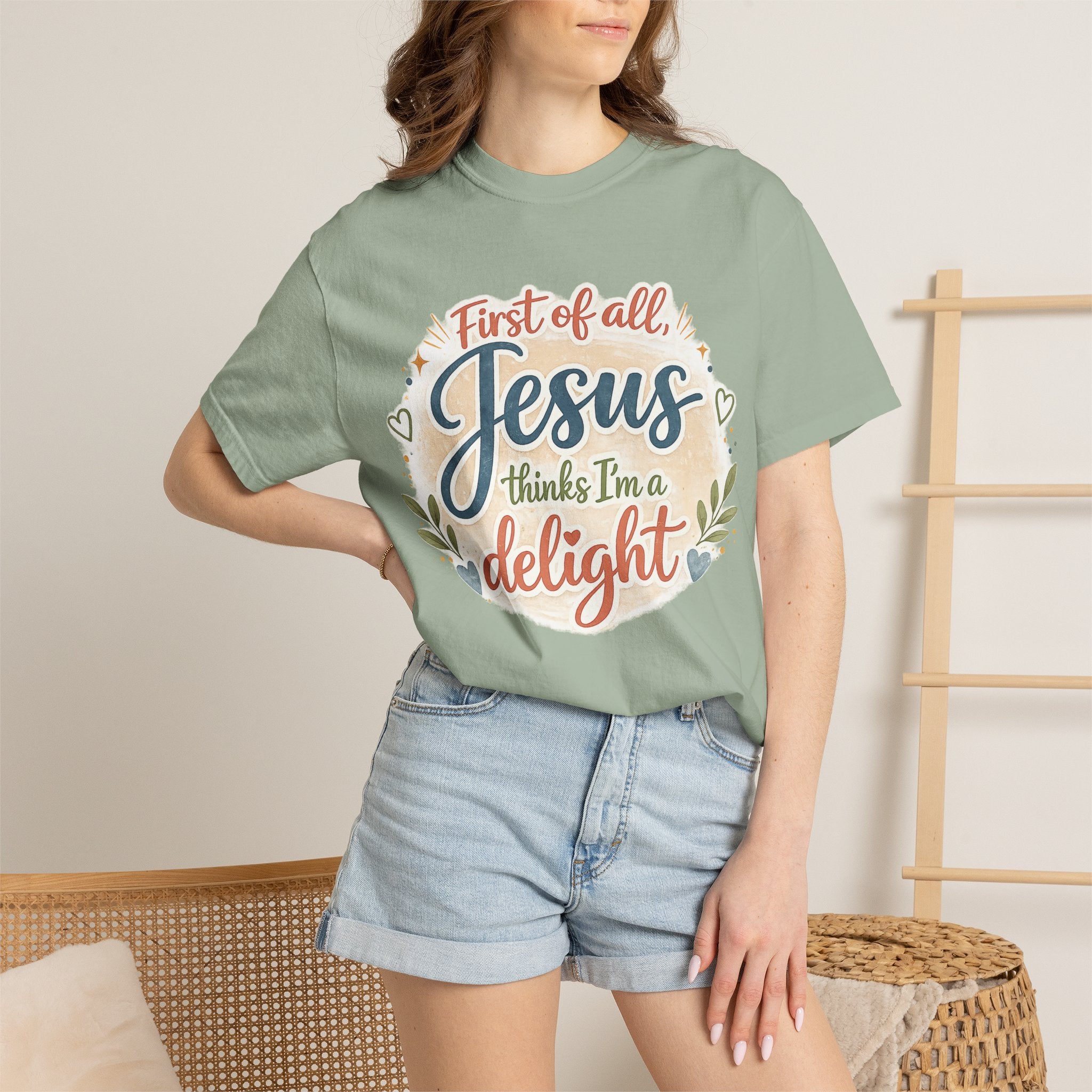 Jesus Thinks I’m a Delight T-Shirt — Christian Faith Graphic Tee