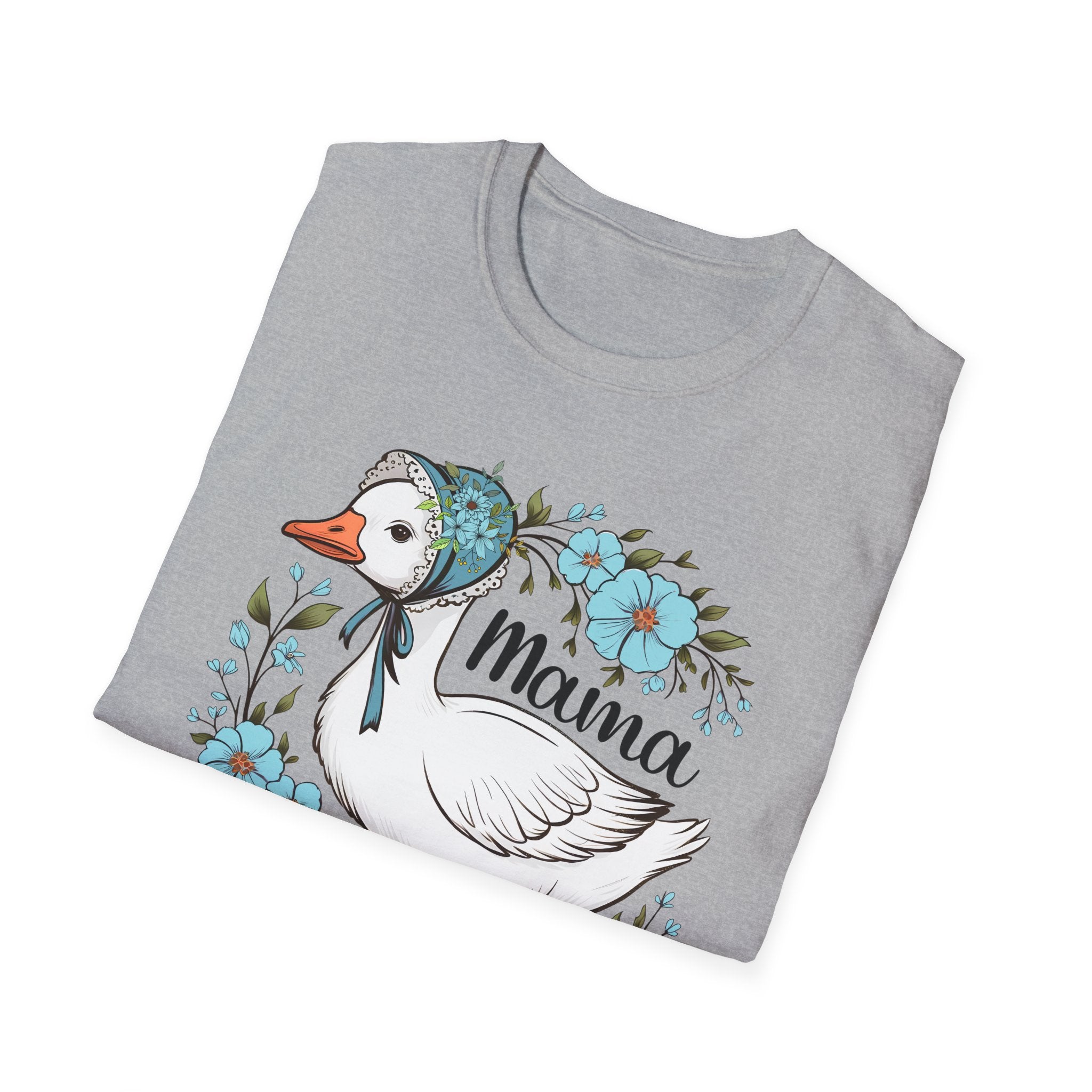 Mama Goose T-Shirt — Cute Floral Mother Goose Tee