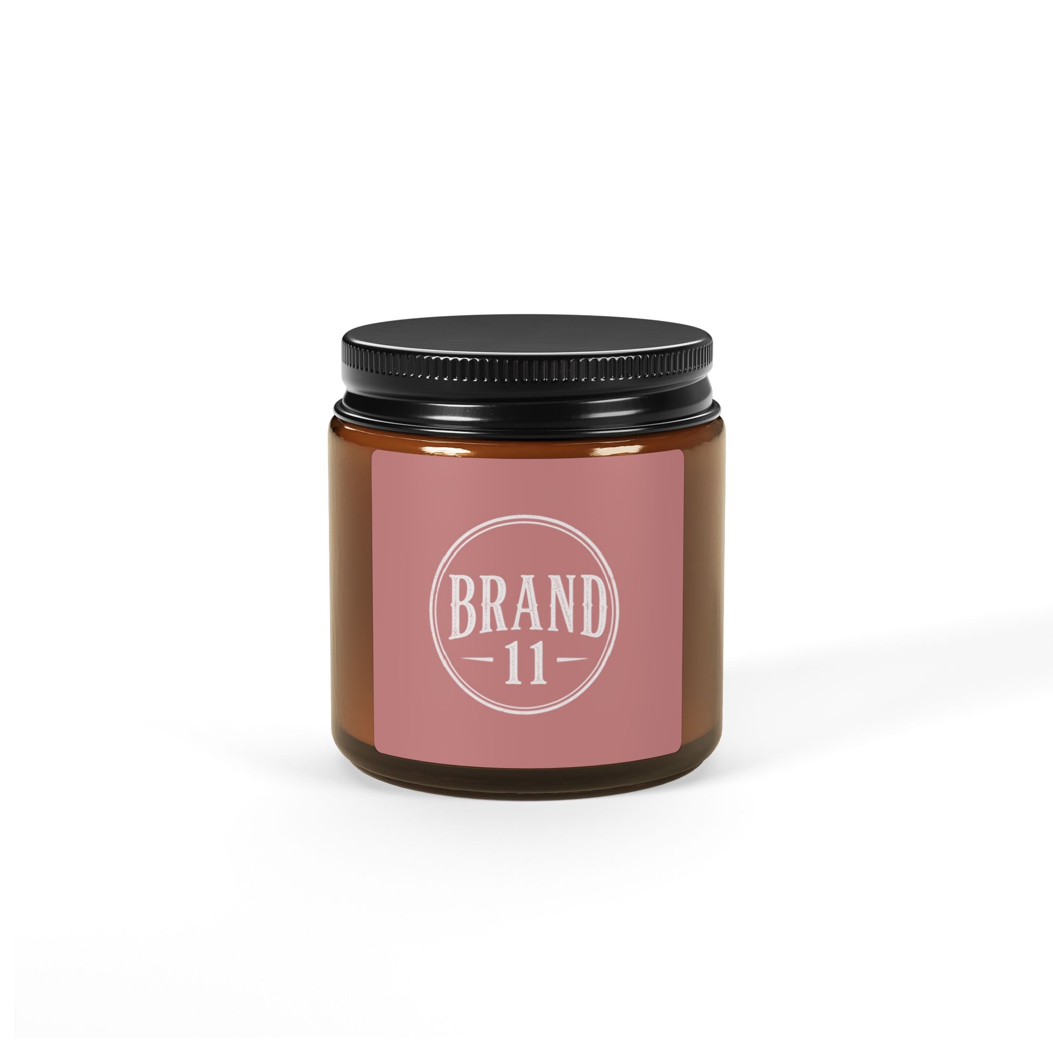 Amber Jar Soy Candle — Scented Aromatherapy Candle in Amber Jar (Multiple Sizes)