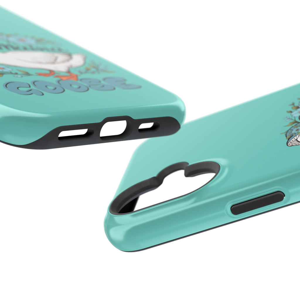Mama Goose Phone Case — Cute Floral Goose Magnetic Impact‑Resistant Cover
