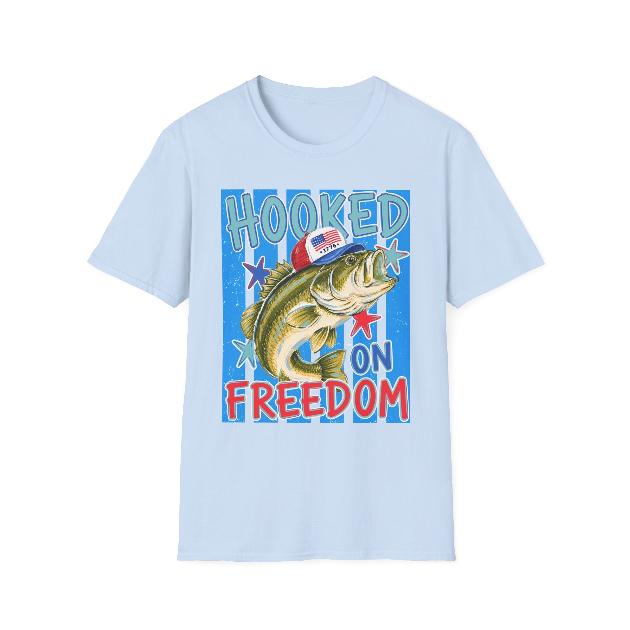 Hooked on Freedom Fishing T-Shirt
