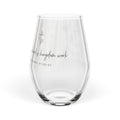 Motherhood Is Kingdom Work Stemless Wine Glass – 11.75 oz Christian Gift