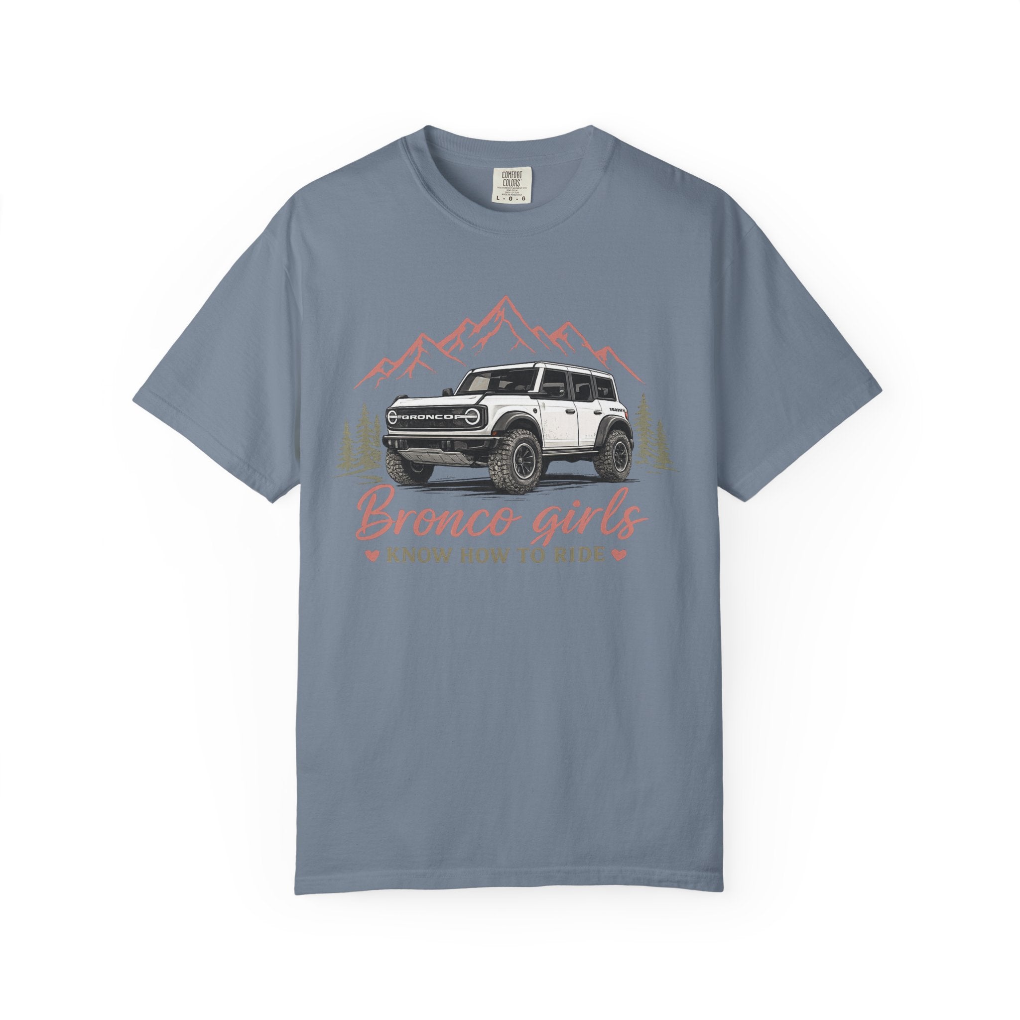 Bronco Girls T‑Shirt — "Bronco Girls Know How to Ride" Off‑Road Truck Tee