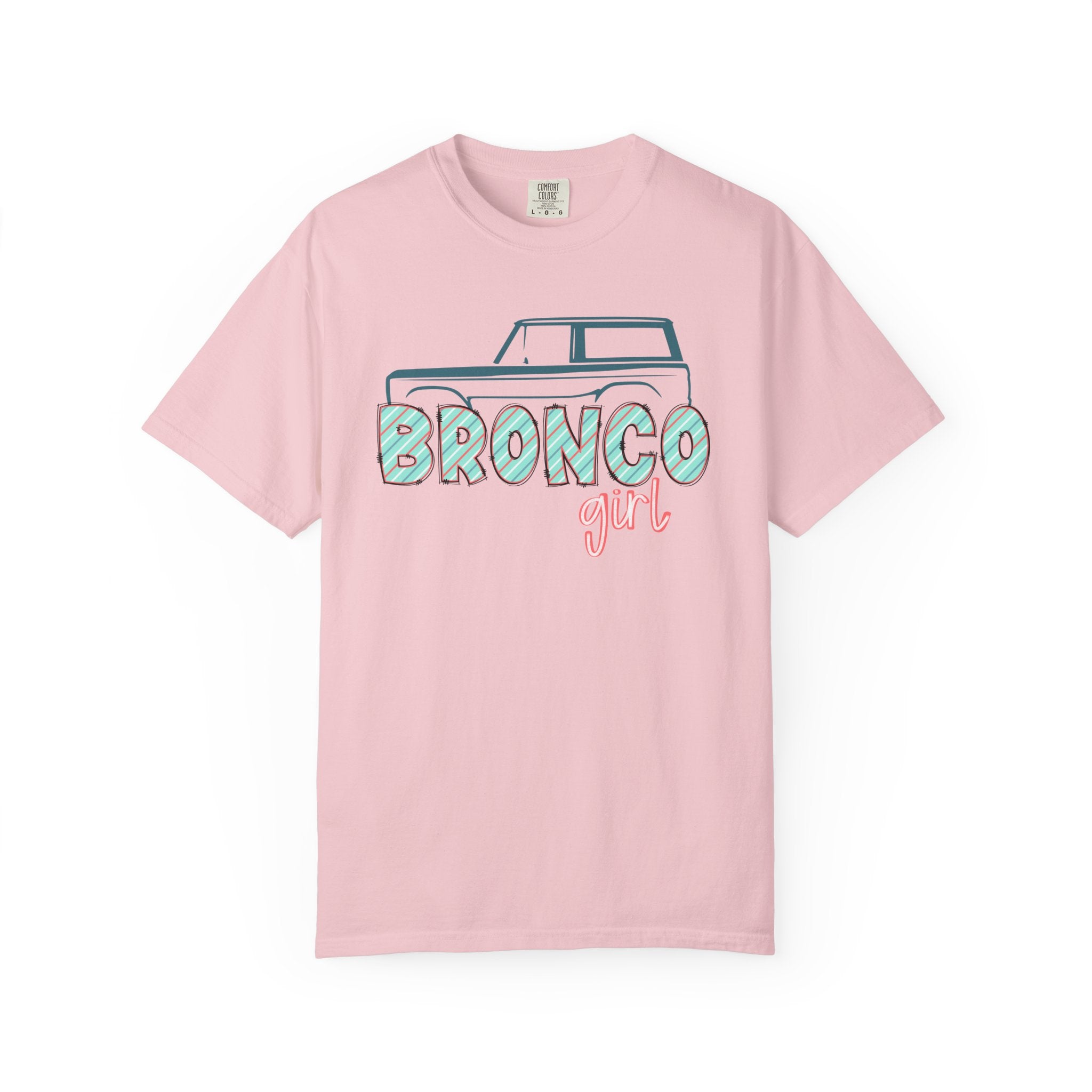 Bronco Girl T‑Shirt — Vintage SUV Graphic Tee for Women, 'Bronco Girl'
